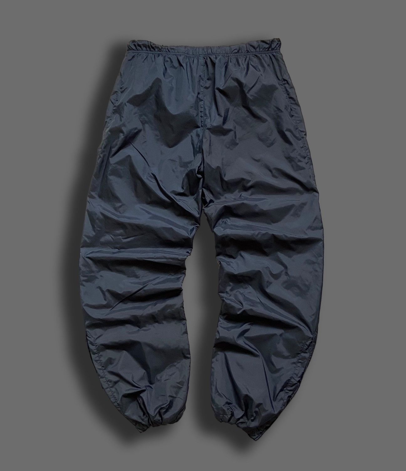 Nike × Vintage NIKE DOUBLE SWOOSH TRACK PANTS GORPCORE NAVY DRILL JOGGERS Size US 34 / EU 50 - 3 Thumbnail