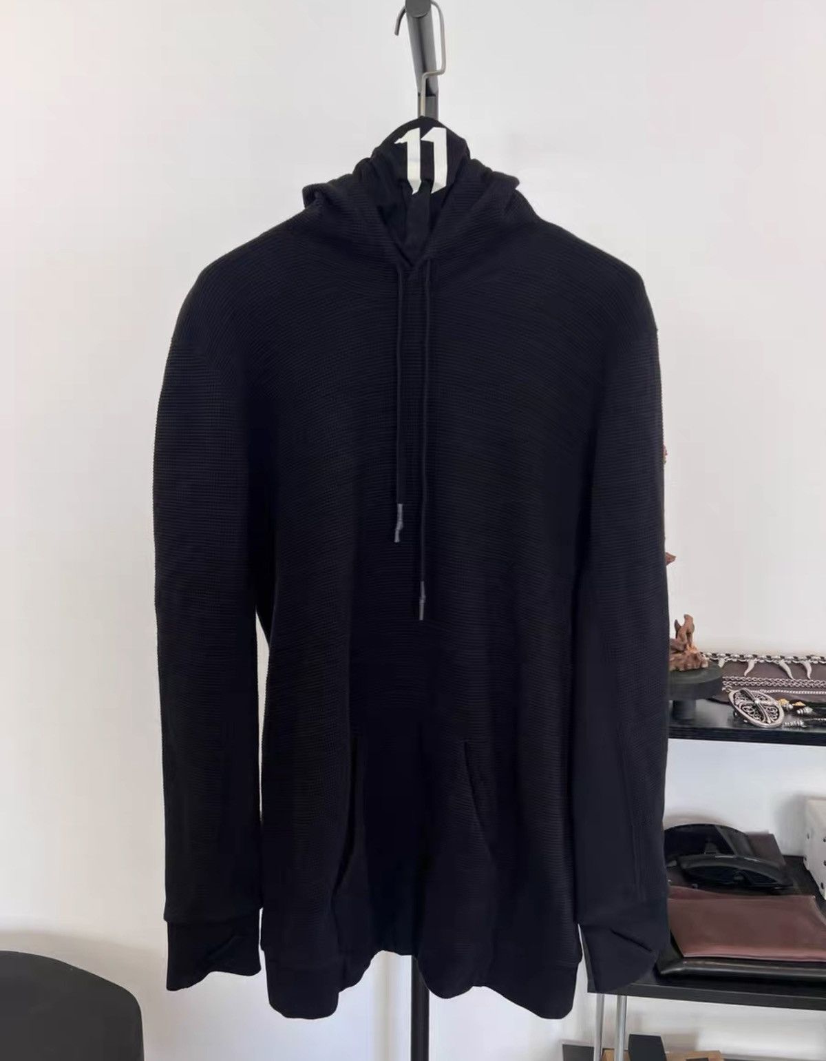 11 By Boris Bidjan Saberi 11ByBBS Graphic Print Hoodie with Balaclava Size US M / EU 48-50 / 2 - 2 Thumbnail
