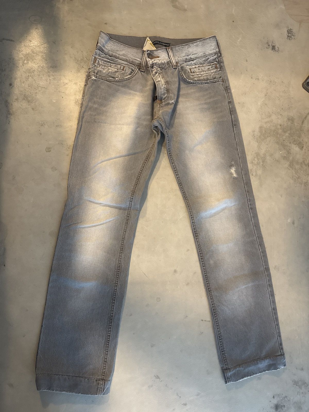 Dolce & Gabbana Dolce and Gabbana grey denim Size US 29 - 1 Thumbnail