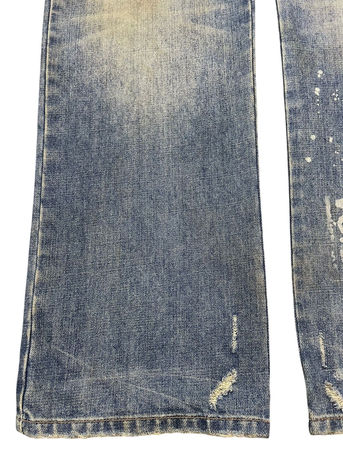 Hysteric Glamour Vintage Japanese Brand Mud Wash Faded Artist Style Jeans Size US 36 / EU 52 - 7 Thumbnail