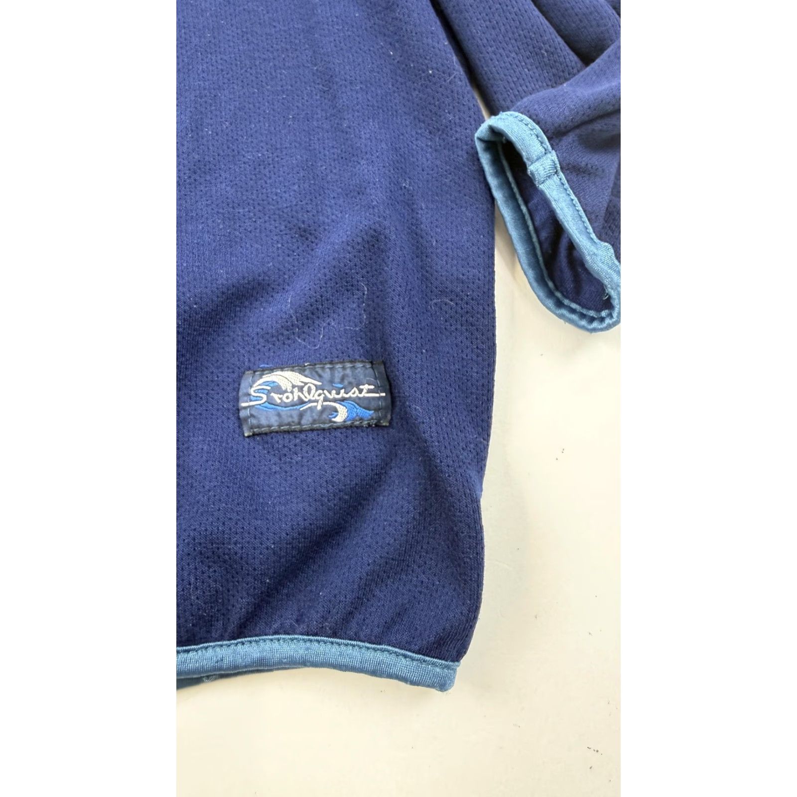 Vintage Stohlquist WaterWare Pullover Mens Small Blue Polartec Fleece Mock Neck Raglan Sleeve Casual Pullover USA Size US S / EU 44-46 / 1 - 3 Thumbnail