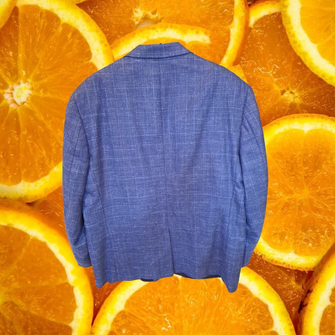 Lauren Ralph Lauren Lauren Ralph Lauren Blue 2 Button Tweed Blazer Size 48R Size 48R - 7 Thumbnail