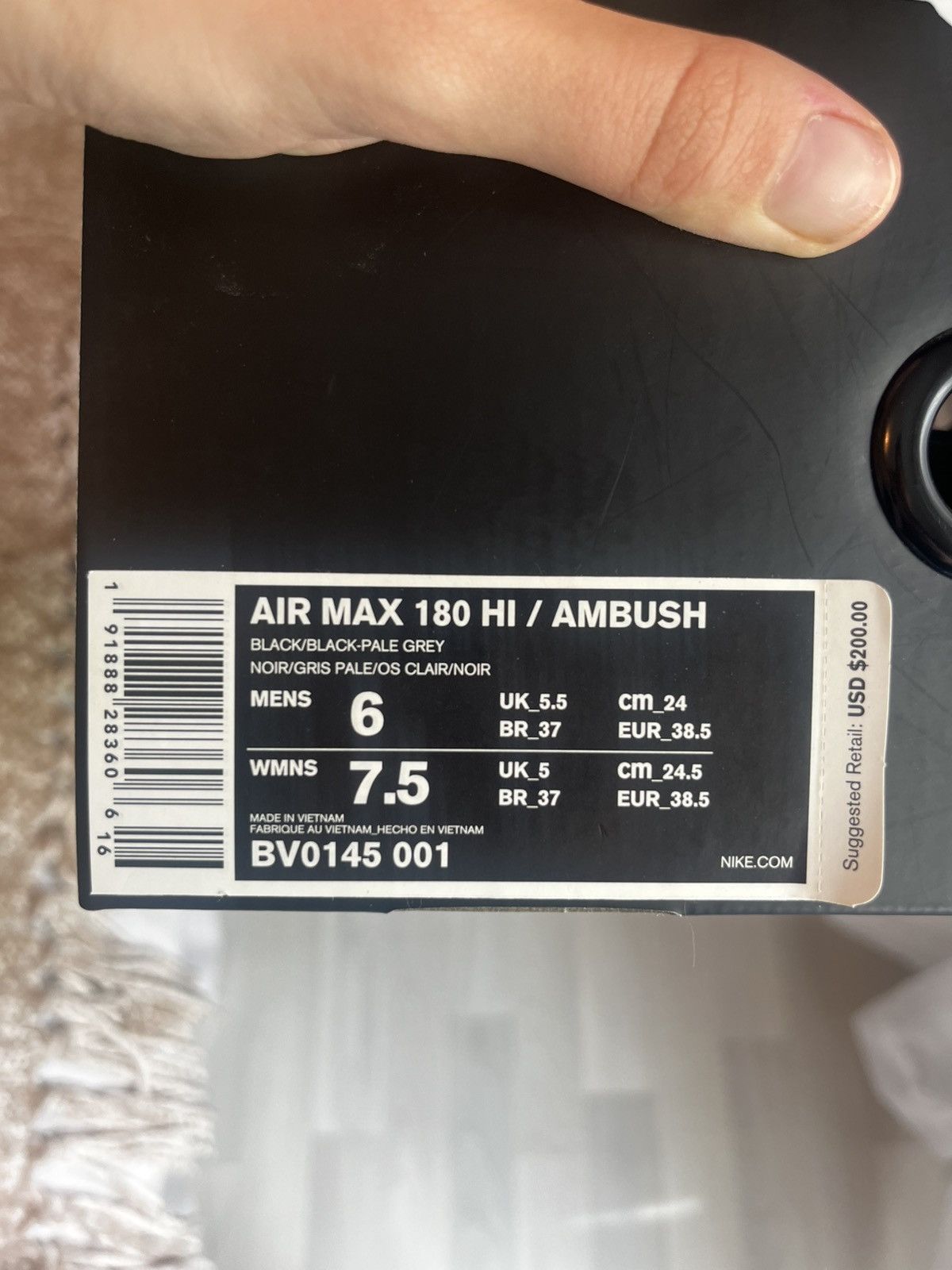 Ambush Design × Nike Air max 180 HI Size US 7.5 / IT 37.5 - 5 Thumbnail