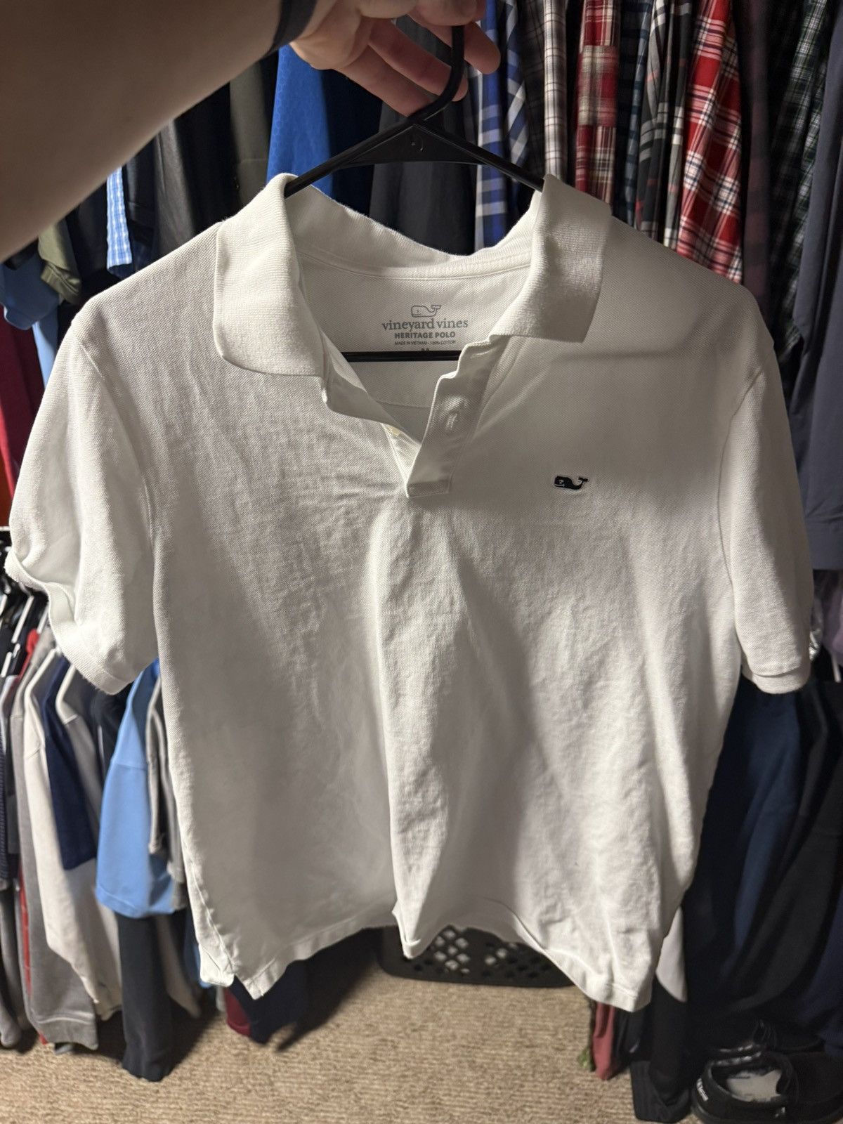 Vineyard Vines Vineyard Vines White Polo Size US M / EU 48-50 / 2 - 1 Thumbnail