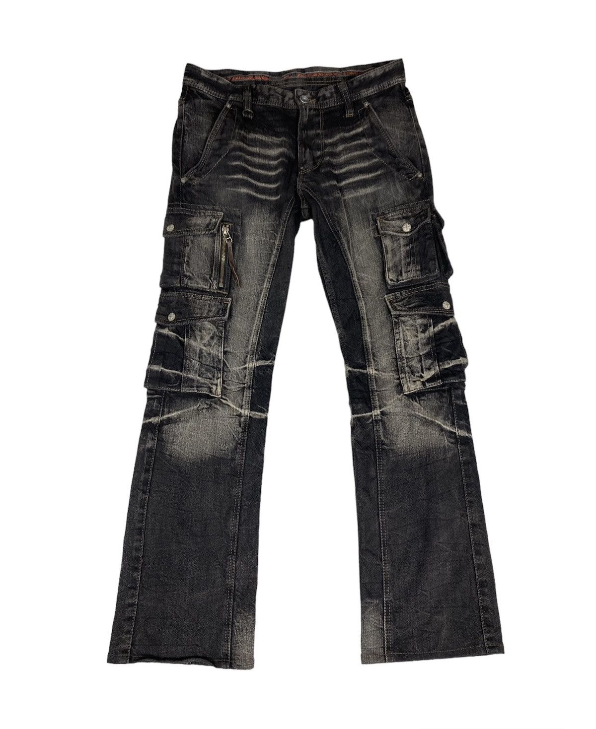 Tornado Mart Nicole Club Bondage Cargo Pants. S0271 Size US 31 - 1 Thumbnail