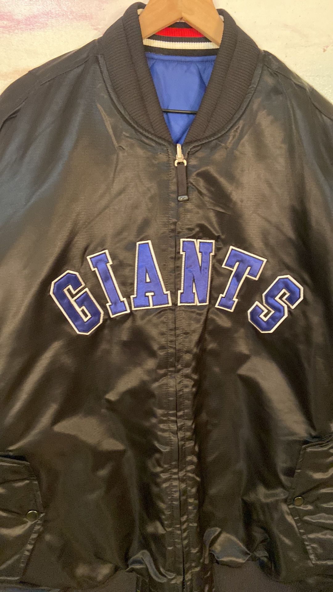 Reebok Vintage NY Giants Reebok Reversible Coat Size US XL / EU 56 / 4 - 2 Thumbnail