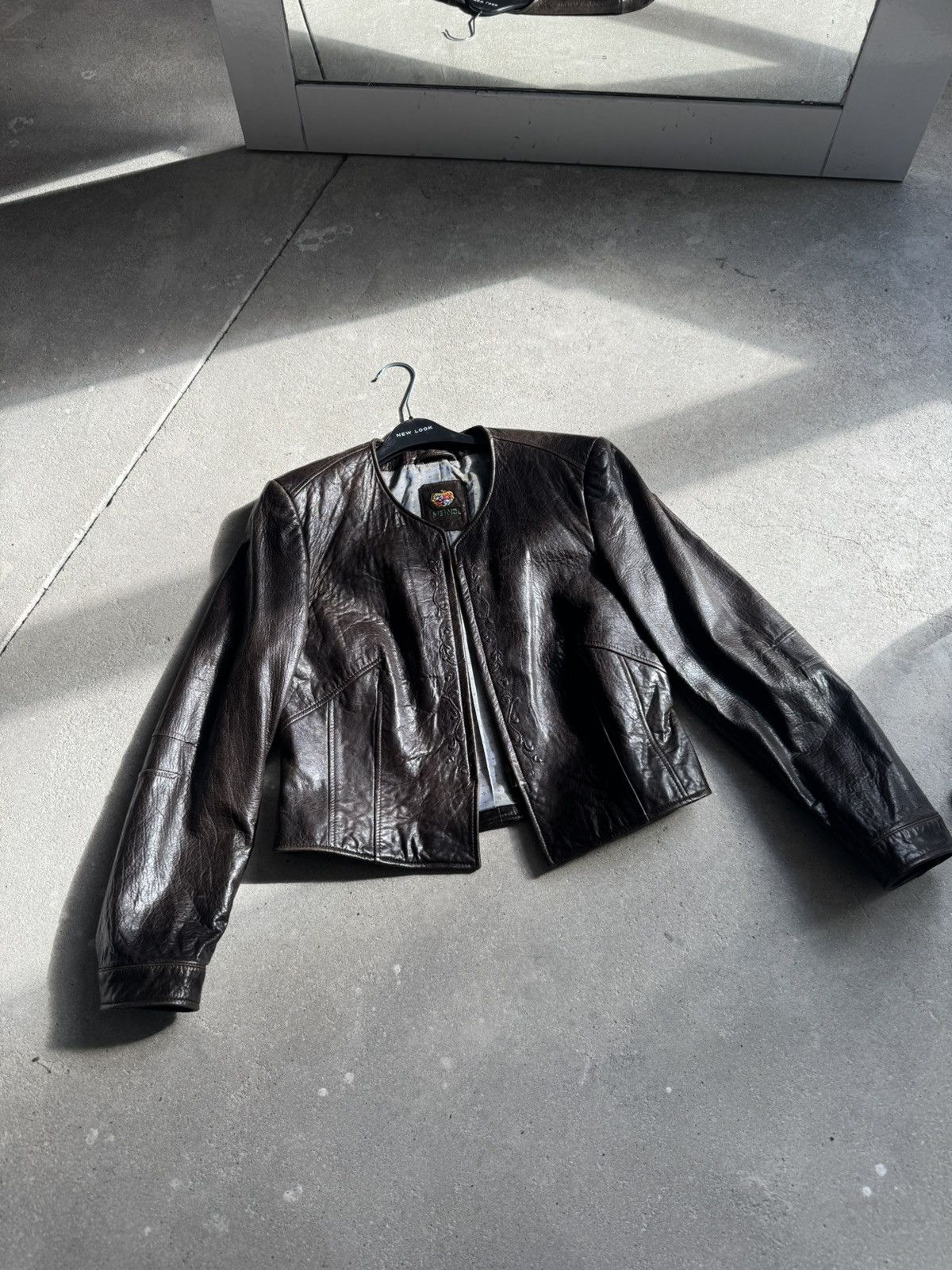 Other 80s Meindl Leather Jacket Designer Rare Size M / US 6-8 / IT 42-44 - 1 Thumbnail