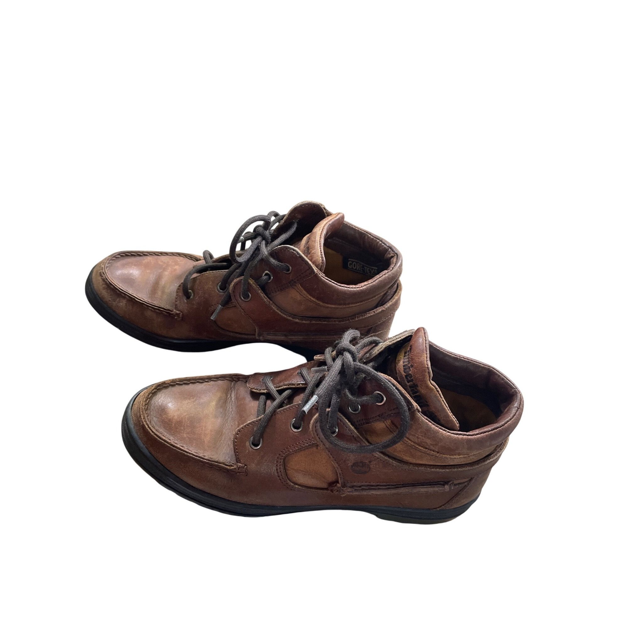Timberland Timberland Gore-Tex Mens Brown Leather Ankle Boots Size 9.5M Size US 9.5 / EU 42-43 - 3 Thumbnail