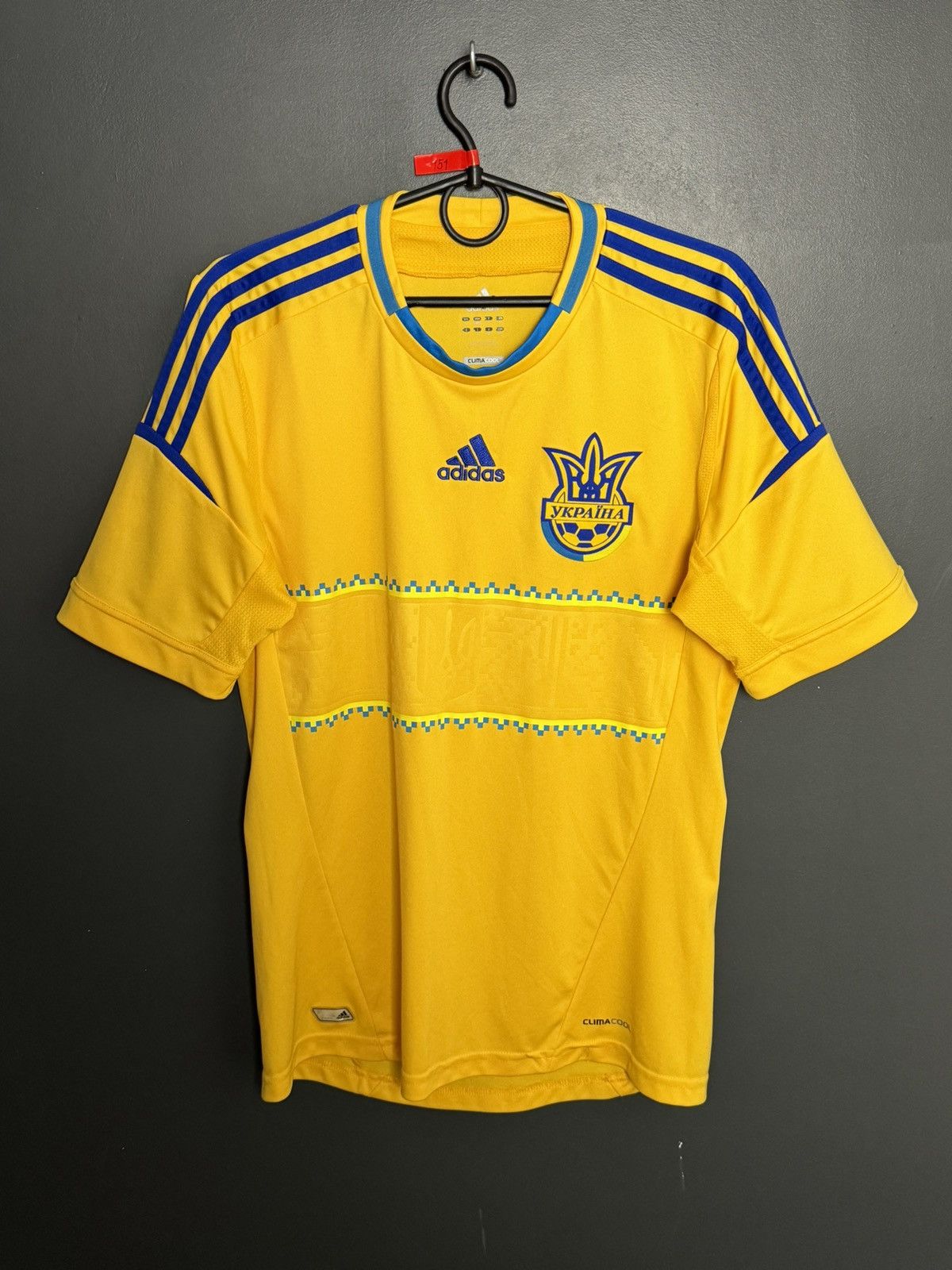Adidas Ukraine National Team 12/14 Home Football Jersey T-Shirt Size US S / EU 44-46 / 1 - 1 Thumbnail