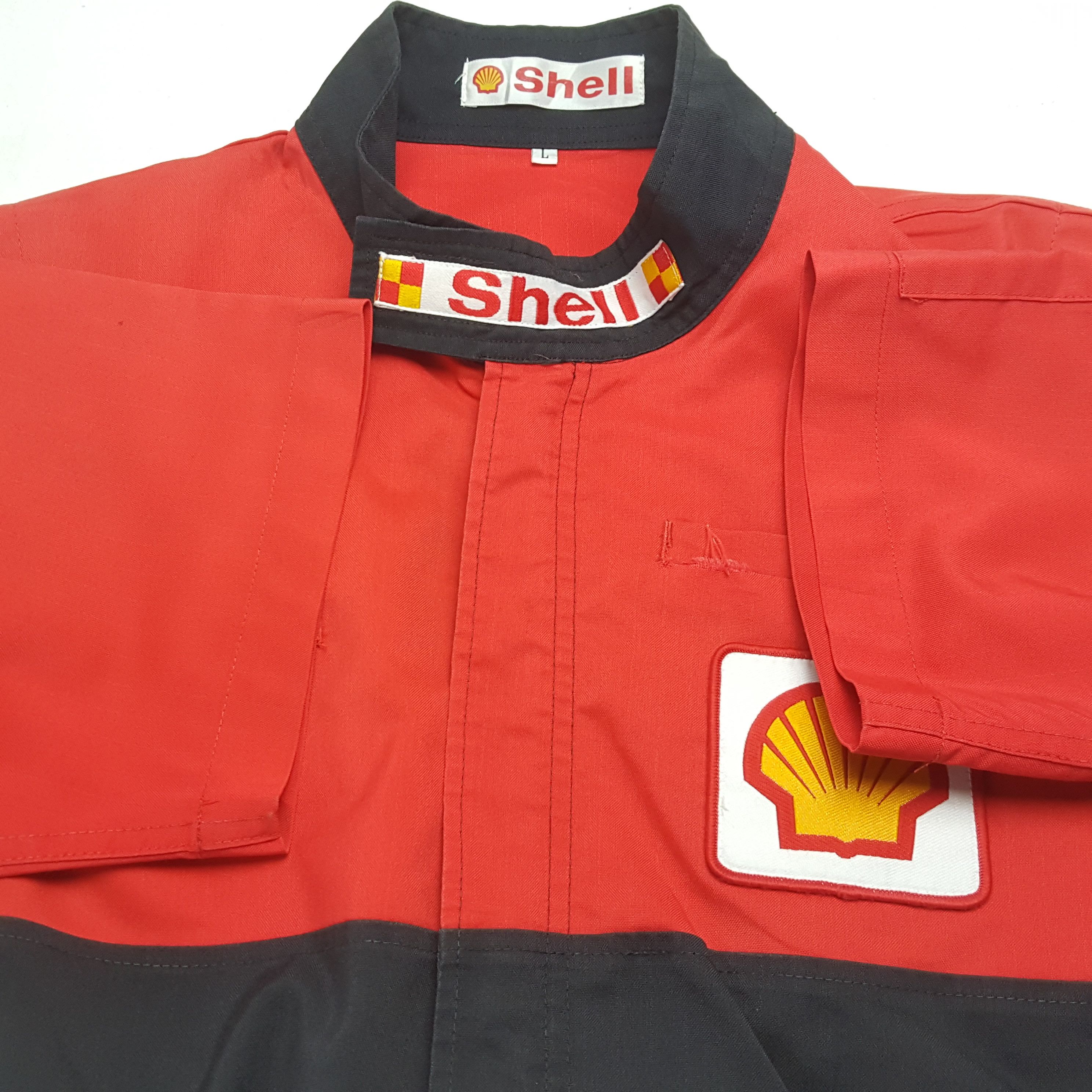 Ferrari × Vintage Vintage SHELL Ferrari Formula One Racing Coverall Jacket Size US M / EU 48-50 / 2 - 13 Thumbnail
