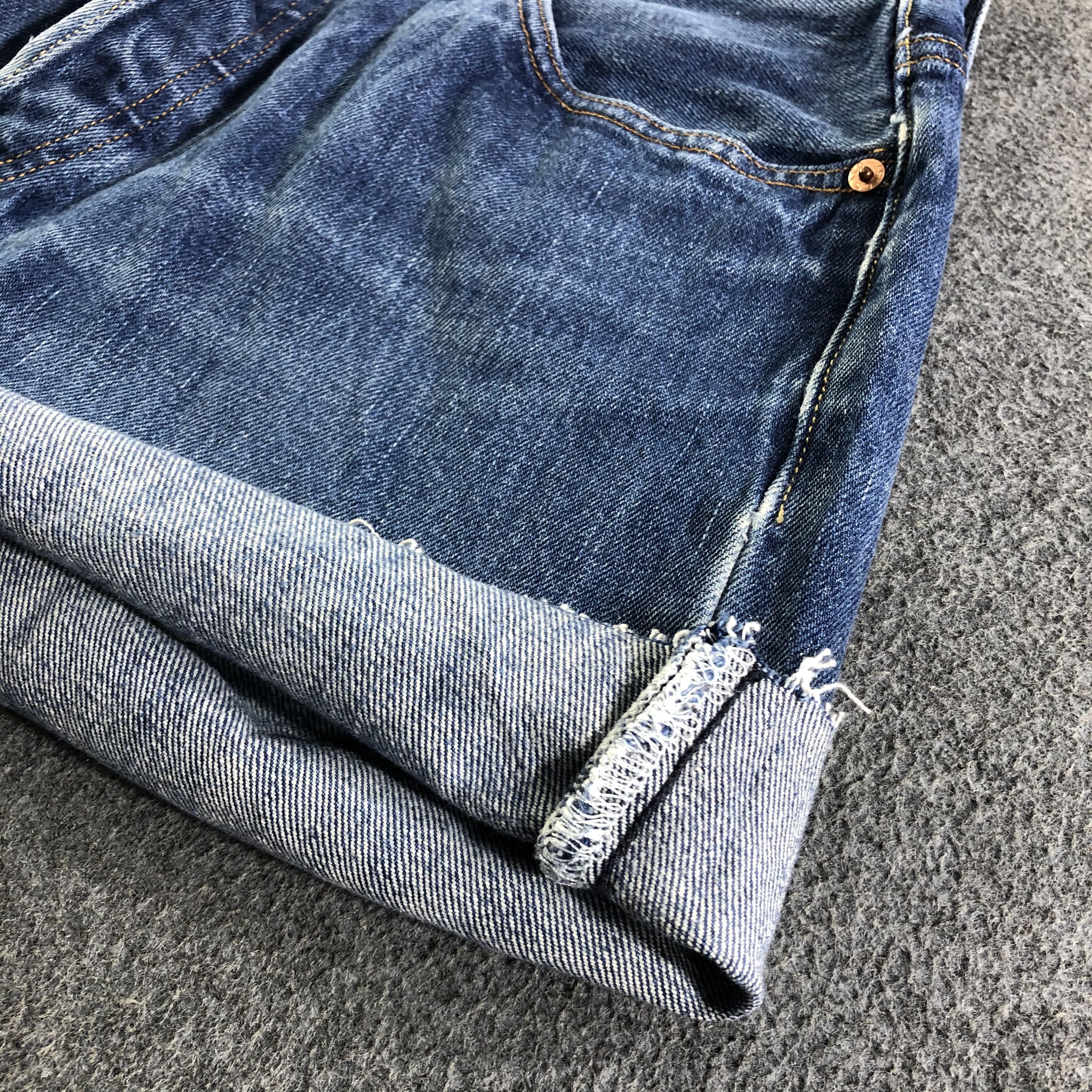 Levi's × Vintage Vintage Blue Wash Levis 501 Jeans-J4455 Size 31" - 6 Thumbnail