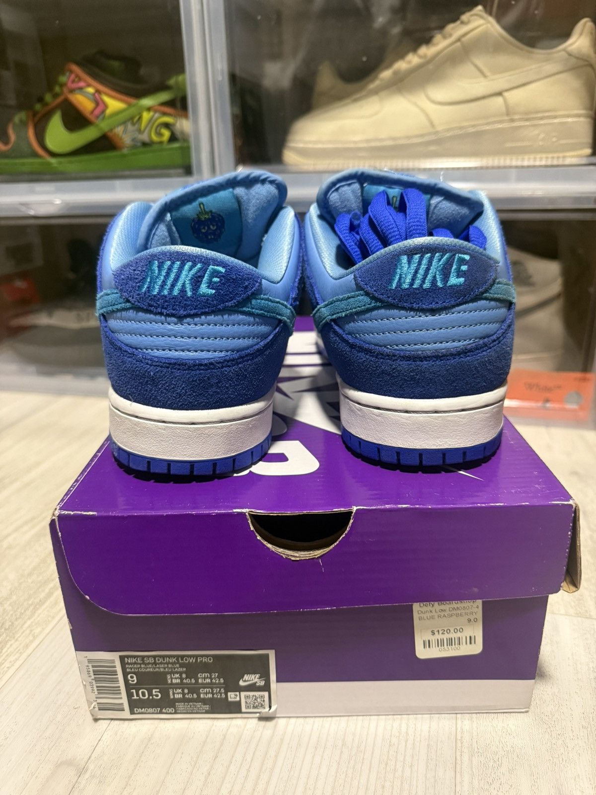 Nike SB Nike SB Dunk Low Blue Raspberry Size US 9 / EU 42 - 5 Thumbnail