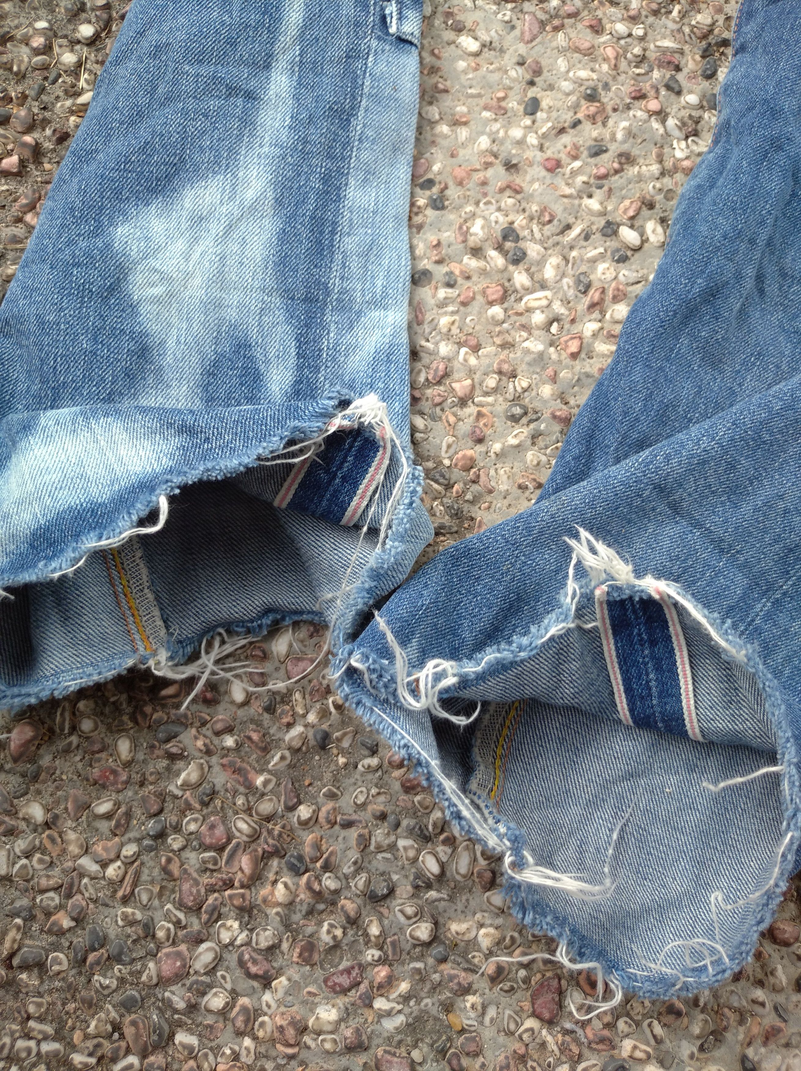 Levi's × Levi's Vintage Clothing Levi's 701 selvedge jeans big E distressed Size US 26 / EU 42 - 11 Thumbnail