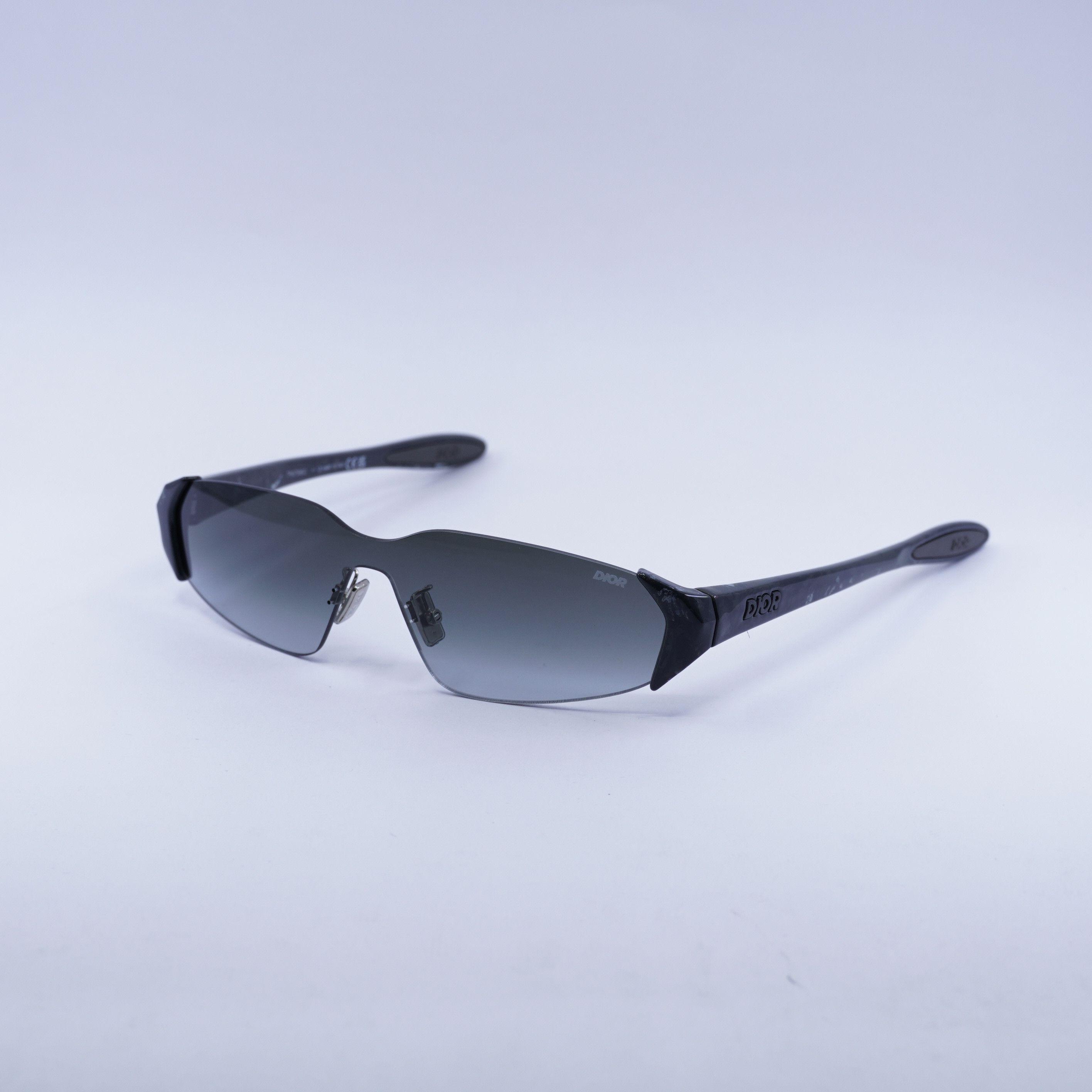 Dior Dior DIORBAY M1U 10A1 Sunglasses Black Geometric Frame Size ONE SIZE - 1 Thumbnail