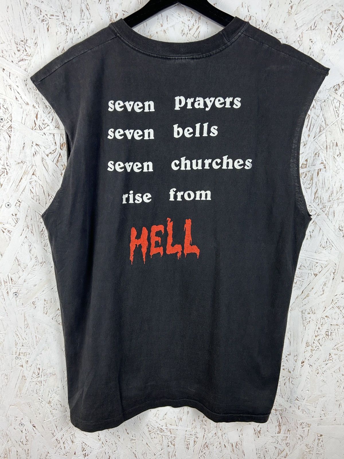 Band Tees 90s Vintage Possessed Seven Churches 1990 Metal Tank Top Size US XL / EU 56 / 4 - 5 Thumbnail