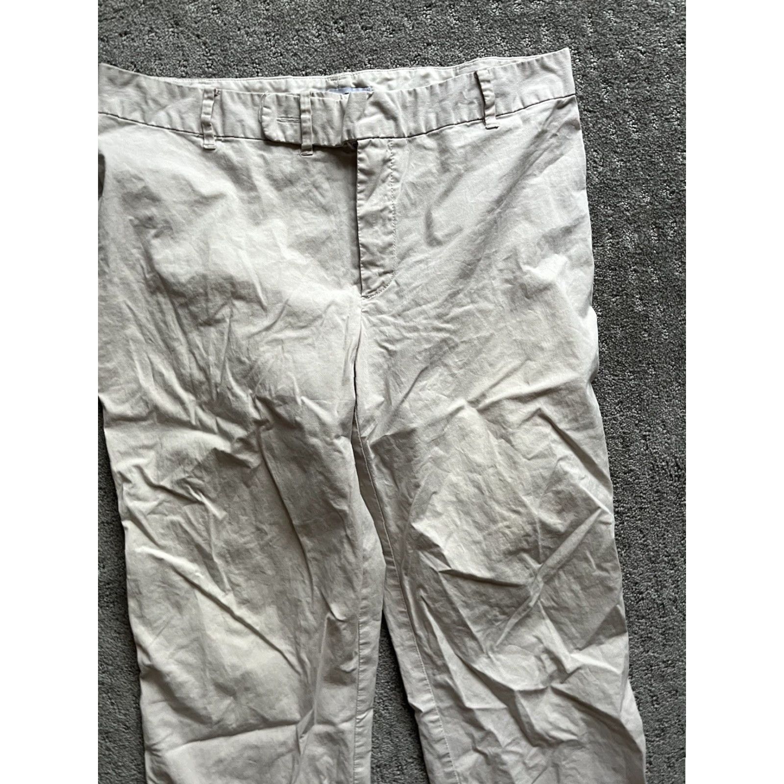 Gap VINTAGE Gap Women's Capri Pants Cropped Casual Travel Wedding Beige Size 8 Size 30" / US 8 / IT 44 - 2 Thumbnail