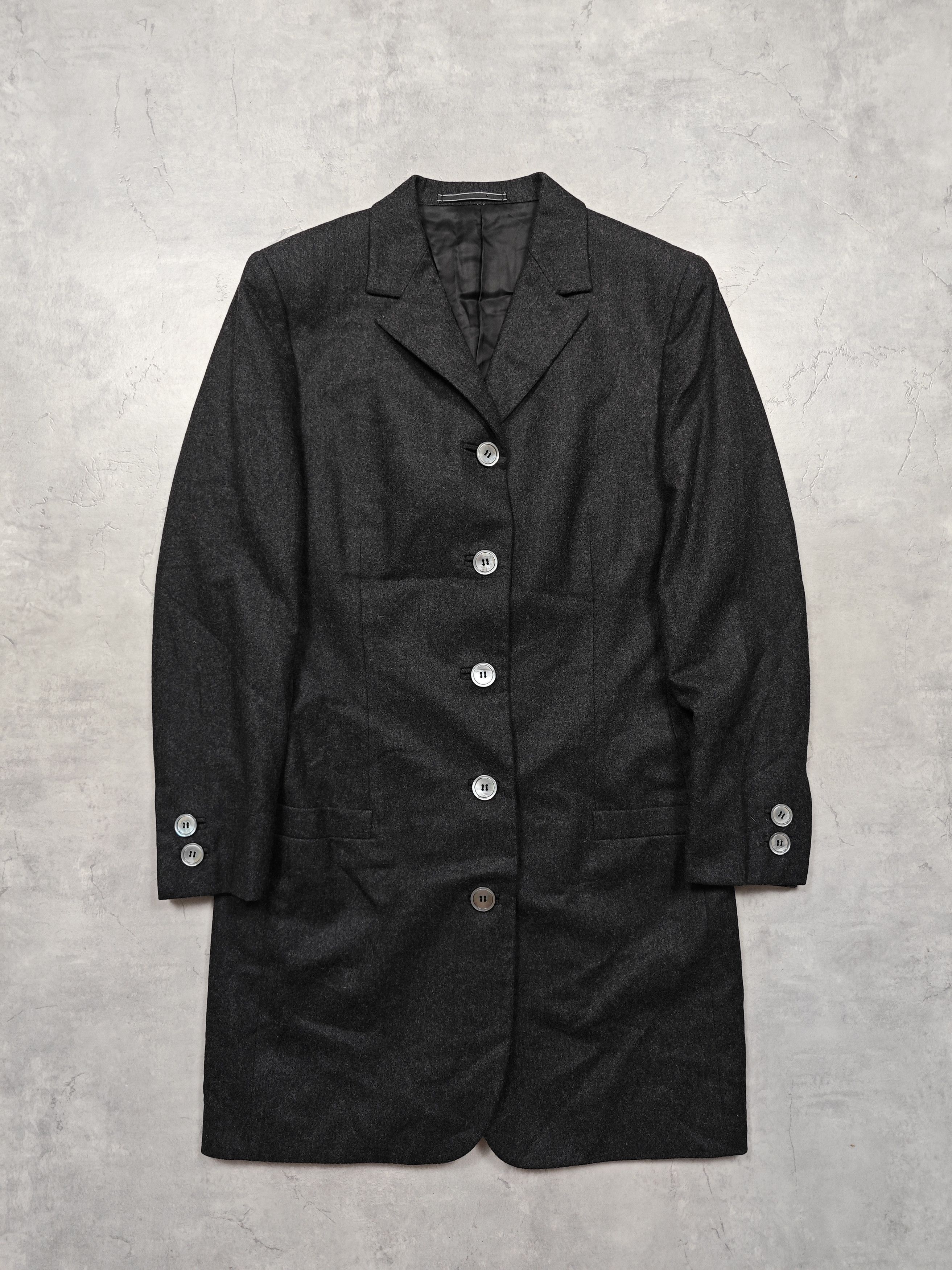 Versace Versace Vintage Wool Coat Size M / US 6-8 / IT 42-44 - 1 Thumbnail