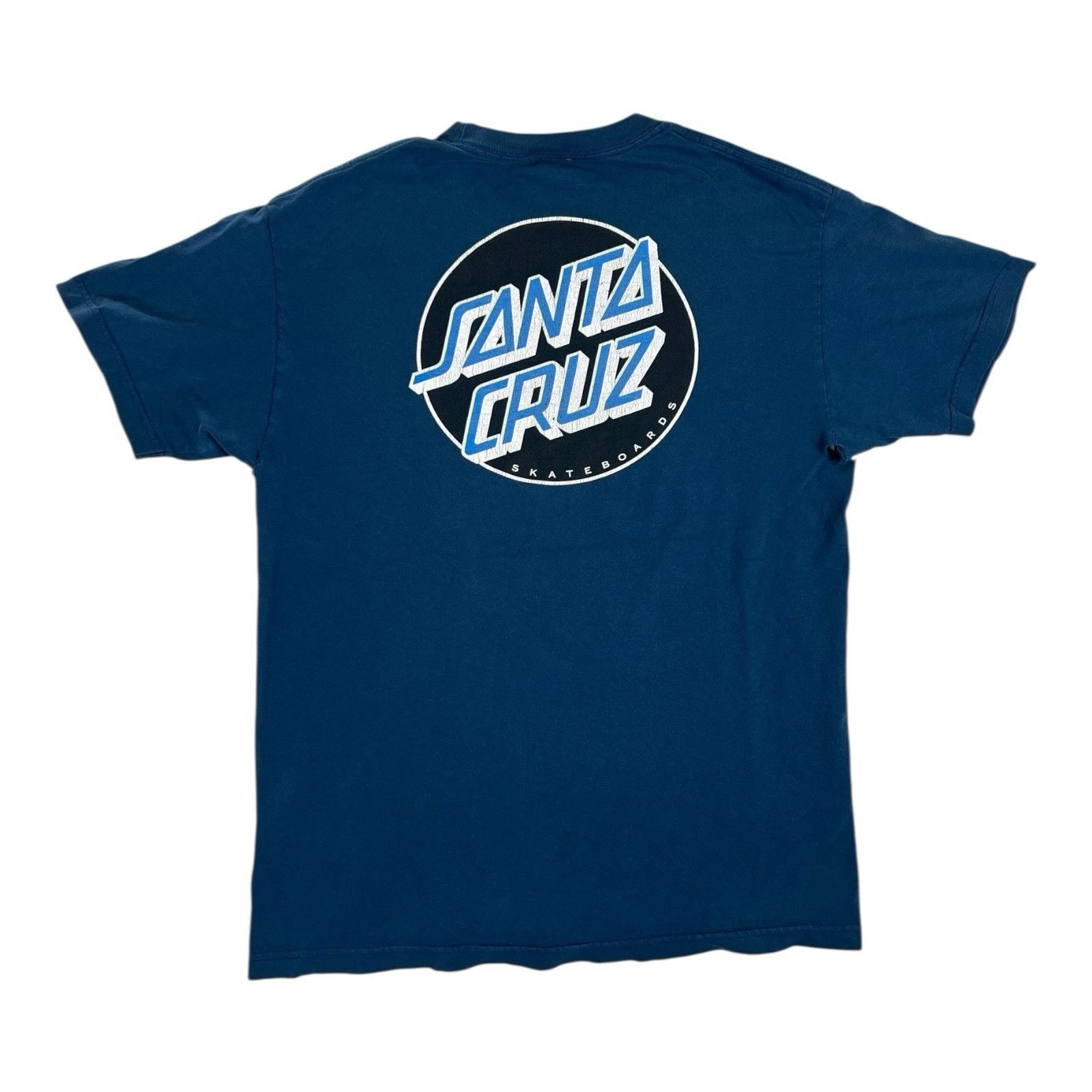 Santa Cruz Skateboards Vintage Santa Cruz Skateboard T-Shirt Size Large Blue OG Lo Size US L / EU 52-54 / 3 - 1 Thumbnail