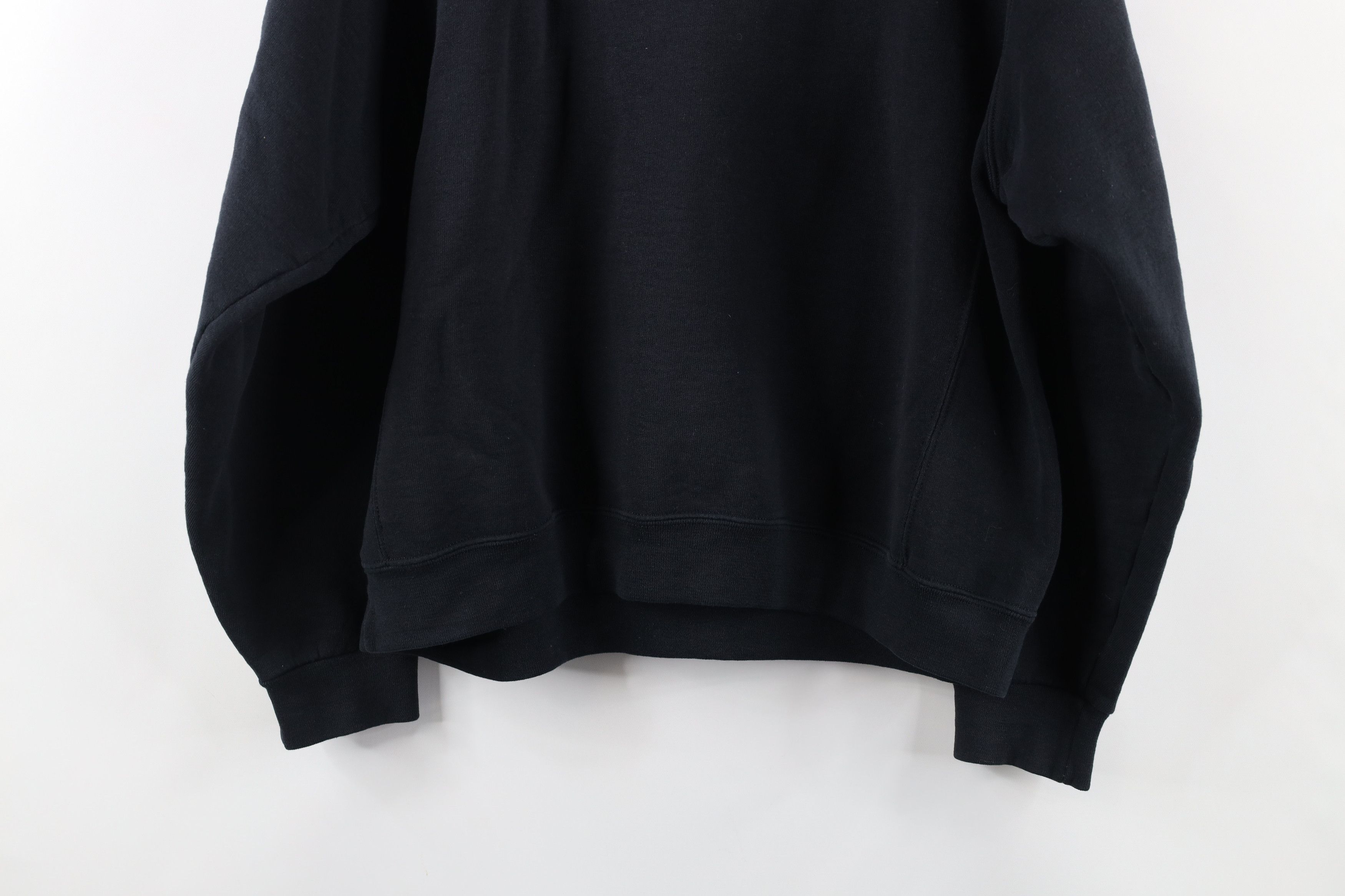 Russell Athletic × Vintage Vintage 90s Russell Athletic Blank Crewneck Sweatshirt Black Size US XL / EU 56 / 4 - 11 Thumbnail