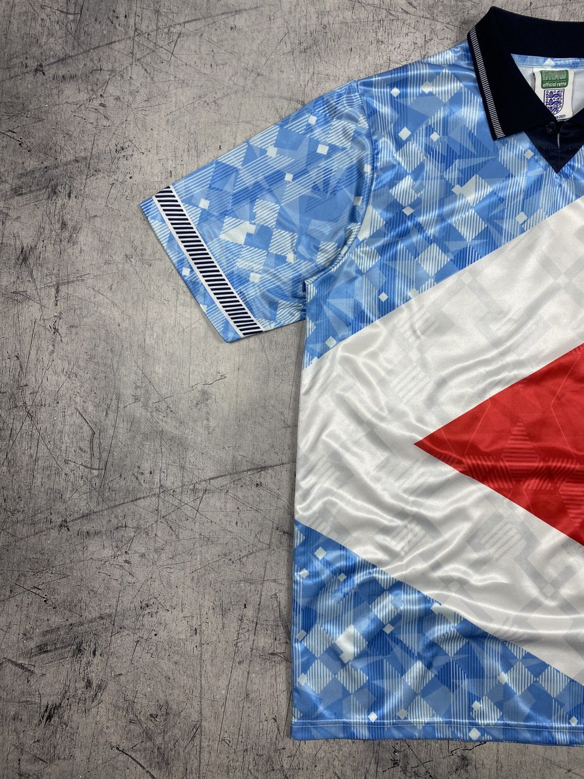 Other Score Draw England 1990-92 Retro Jersey No.19 L Size US L / EU 52-54 / 3 - 3 Thumbnail