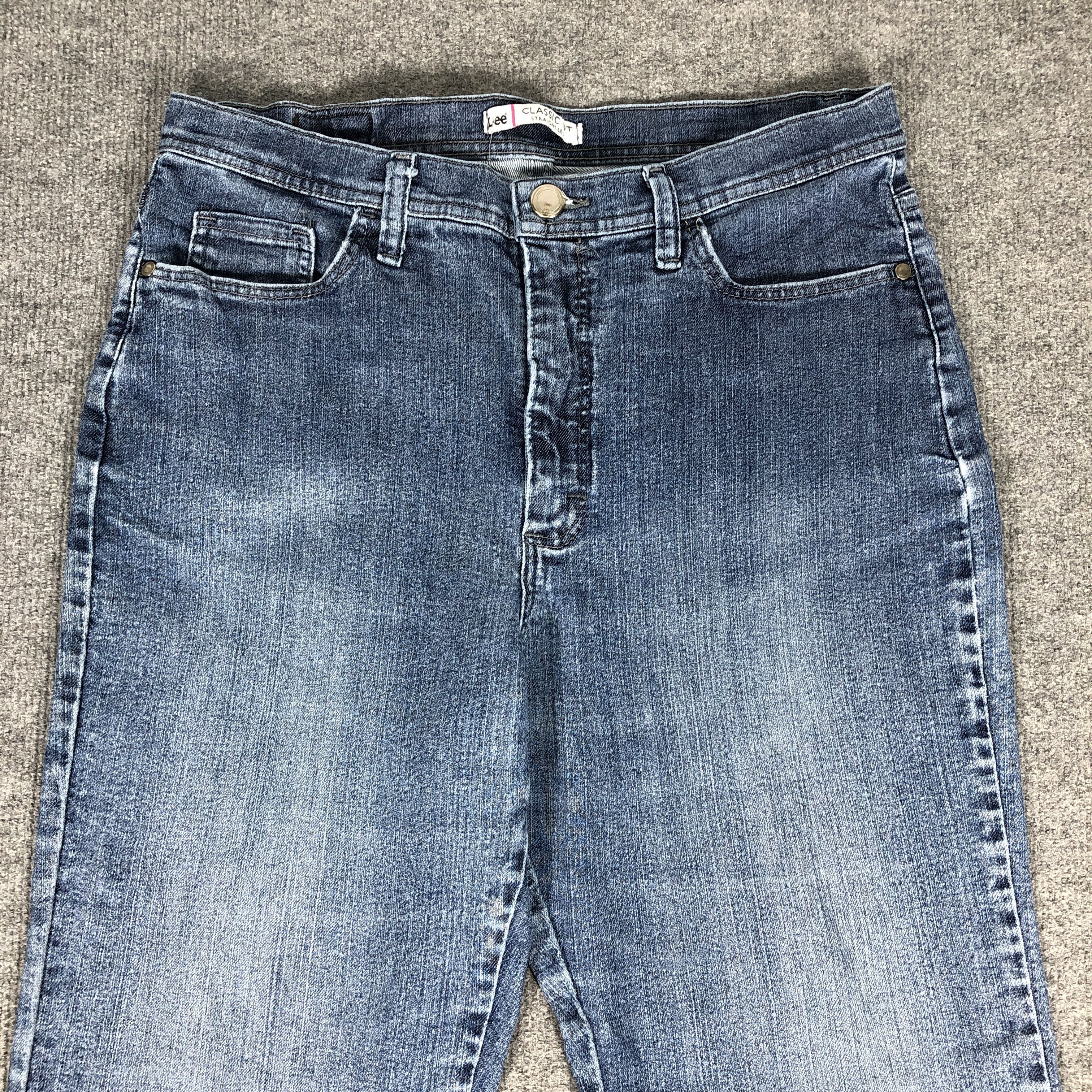 Lee × Vintage Womens Vintage Lee Jeans Classic Fit Straight Leg L1096W Size 32" / US 10 / IT 46 - 2 Thumbnail