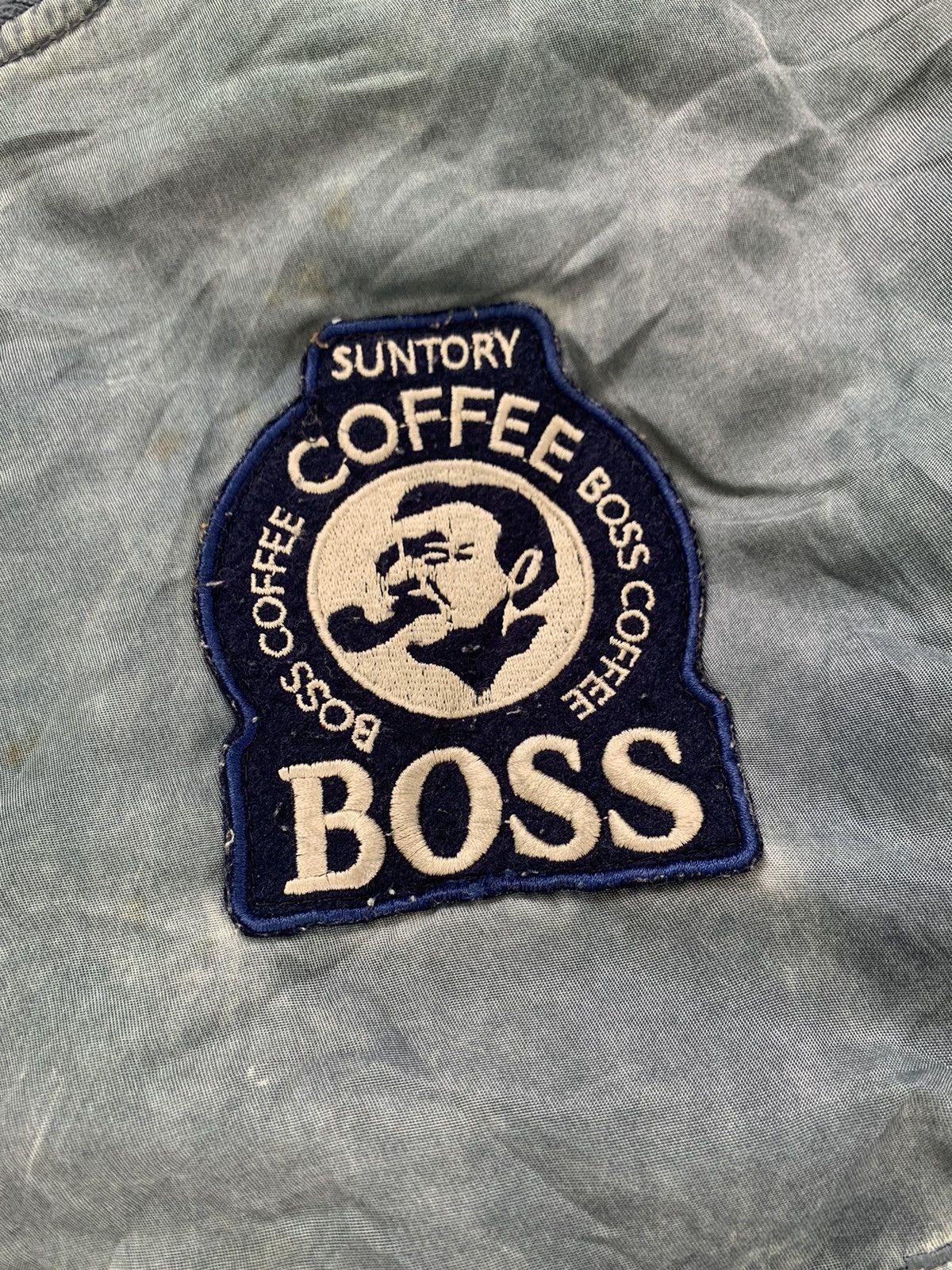 Japanese Brand Vtg Suntory Coffee Boss Coffee Bomber Jacket Size US L / EU 52-54 / 3 - 3 Thumbnail