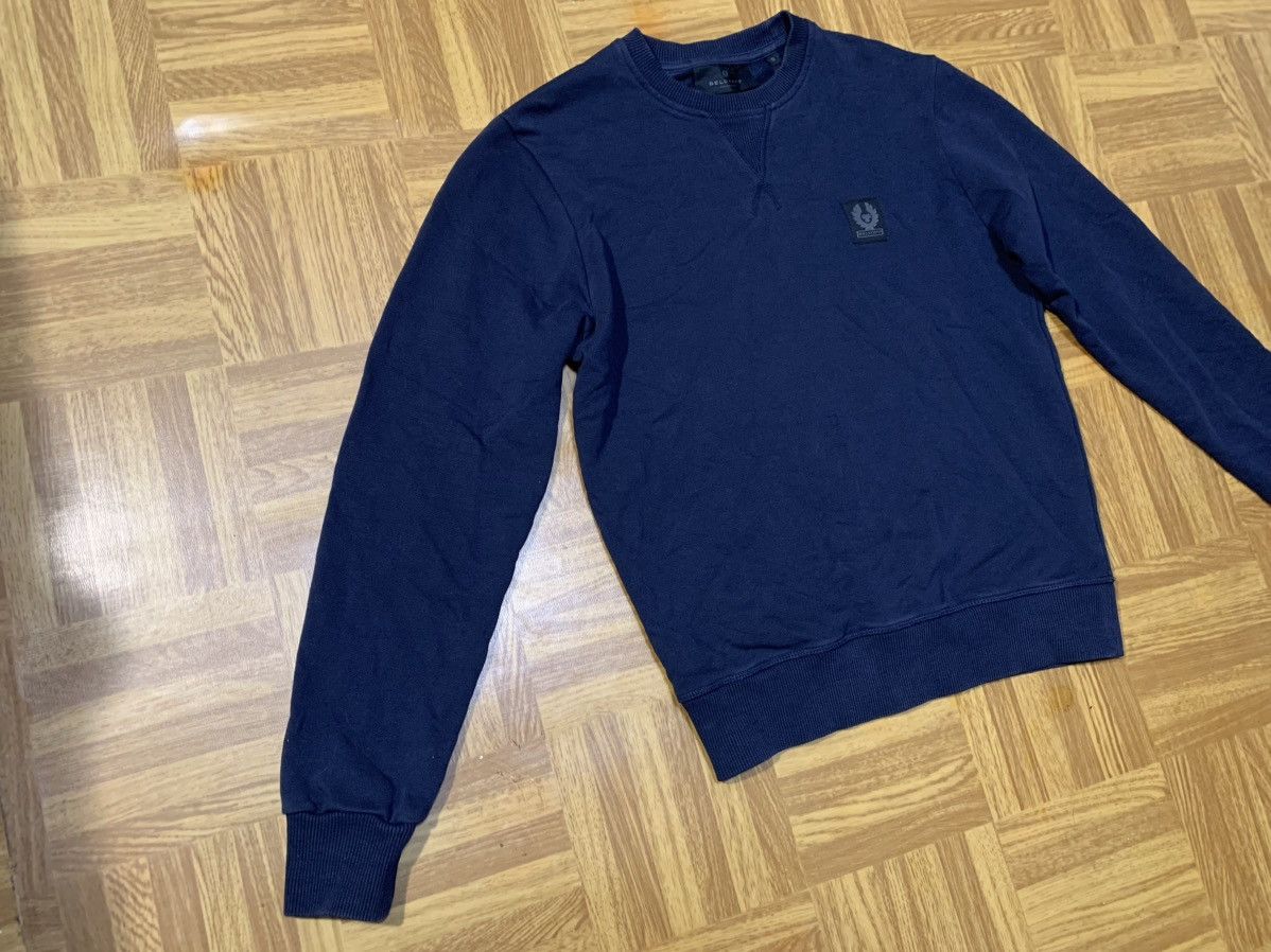 Belstaff Belstaff Sweatshirt Pullover Navy Blue Size S Size US S / EU 44-46 / 1 - 4 Thumbnail