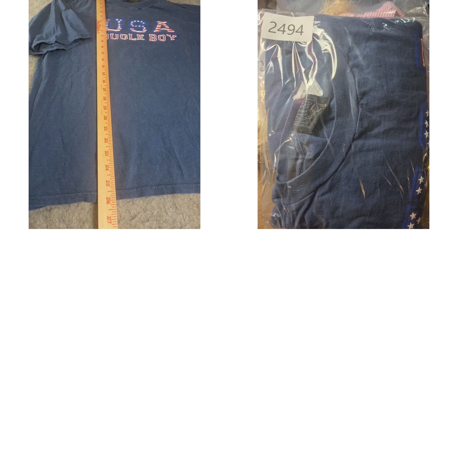 Bugle Boy VINTAGE Bugle Boy T-Shirt XL Men Short Sleeve 90s Logo Blue Distressed USA Red White Blue T-Shirt Mens XL Size US XL / EU 56 / 4 - 8 Thumbnail