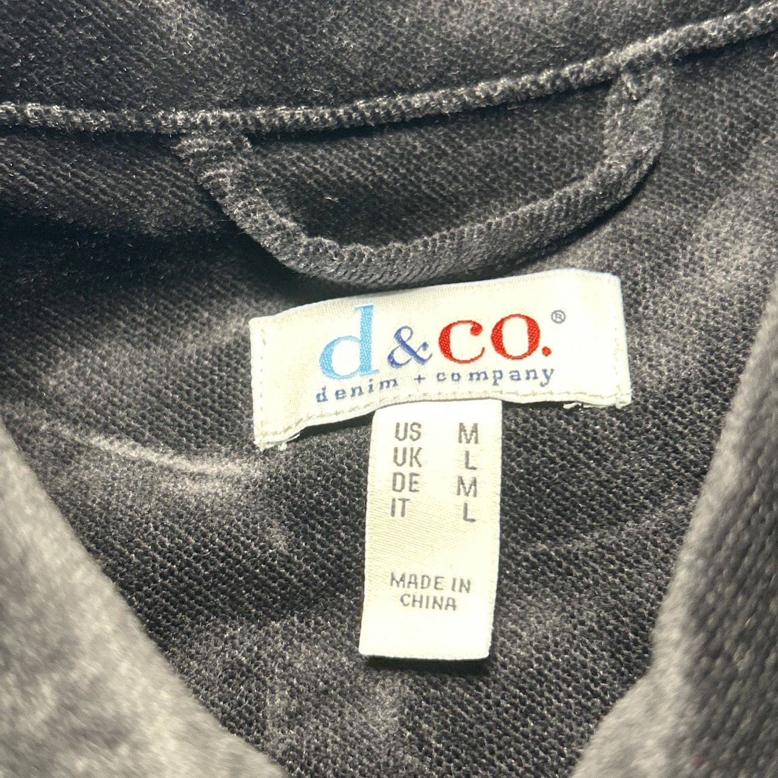 Denim & Co. Soft shell Jacket Womens Medium Chore Western VTG Farm Barn Size M / US 6-8 / IT 42-44 - 3 Thumbnail