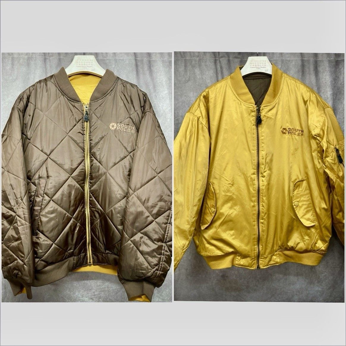 Southpole Vtg Y2K Southpole Reversible Quilted Bomber Jacket Men's XL Size US XL / EU 56 / 4 - 1 Thumbnail