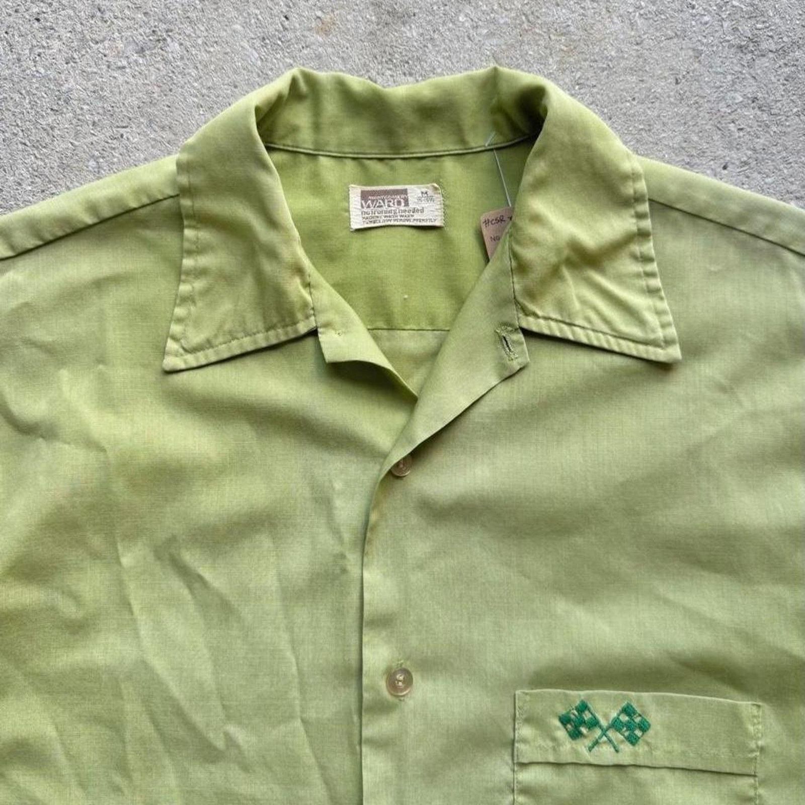Vintage 70s Montgomery Ward SS Button Up Shirt Size US M / EU 48-50 / 2 - 1 Thumbnail