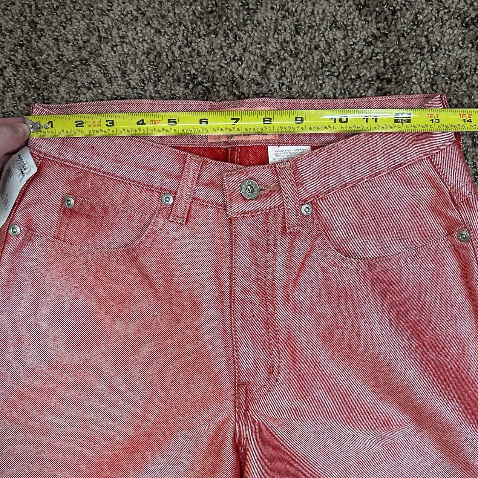Other Vintage Reflect Jeans Red/Pink Metallic Womens Size 6 Size 28" / US 6 / IT 42 - 12 Thumbnail