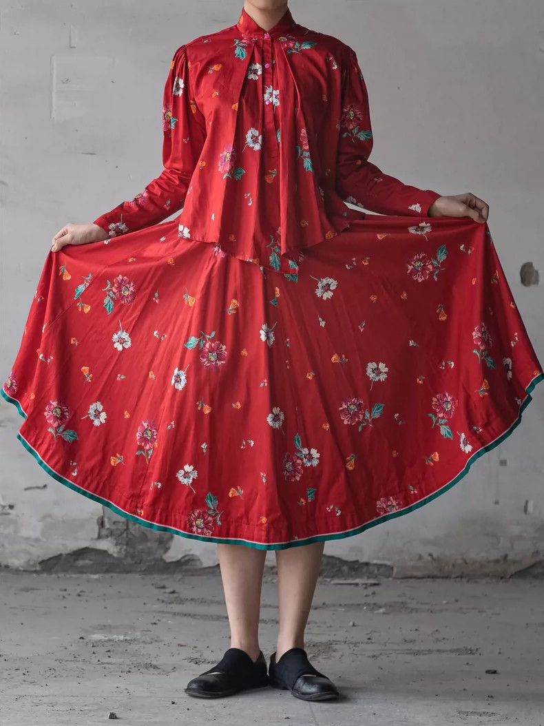 Kenzo KENZO Poster/shout red flower set Size M / US 6-8 / IT 42-44 - 2 Thumbnail