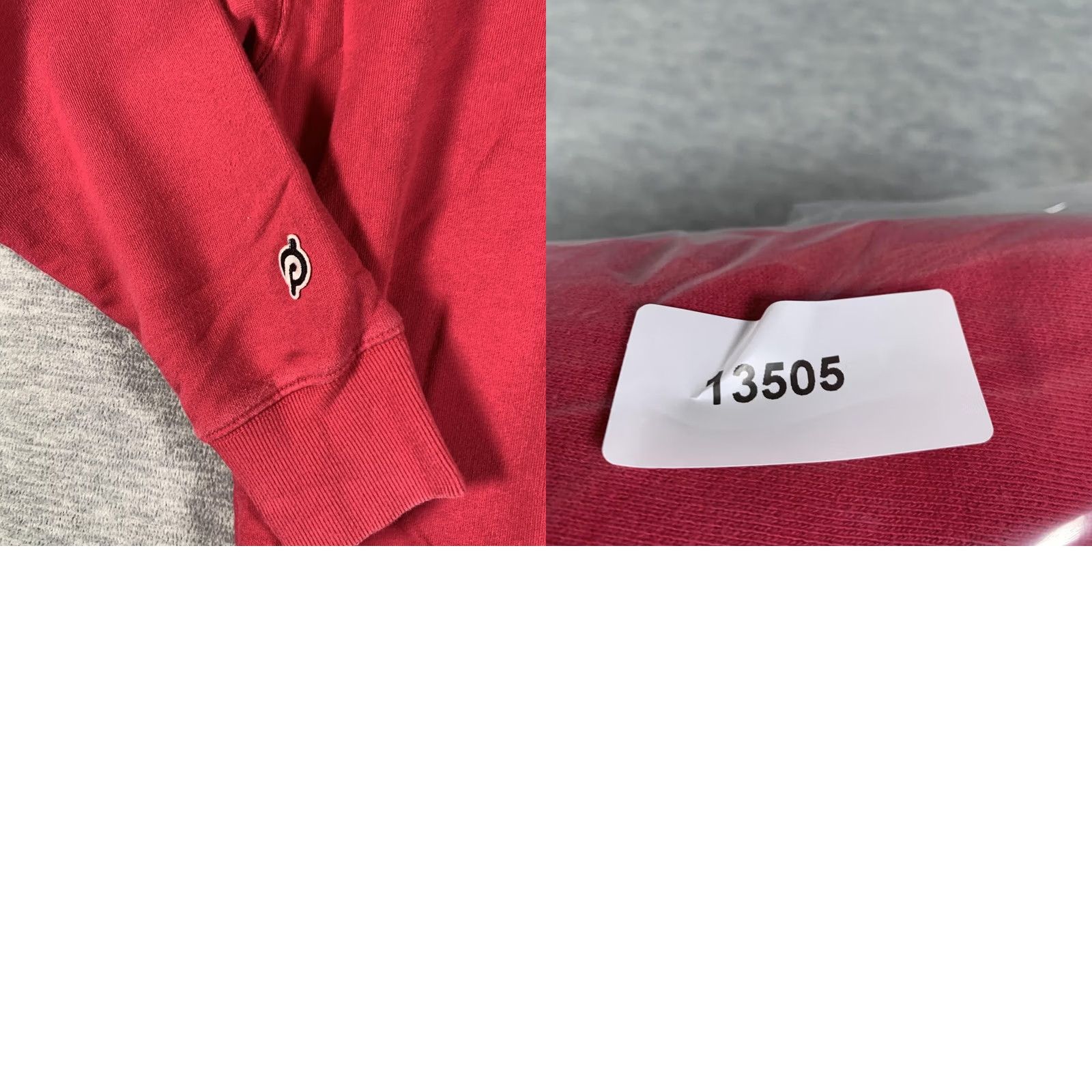 Vintage Peloton Mens Small Red Hoodie Pullover Graphics Sweatshirt Hooded Pocket Drawstring Graphic Print Size US S / EU 44-46 / 1 - 9 Thumbnail