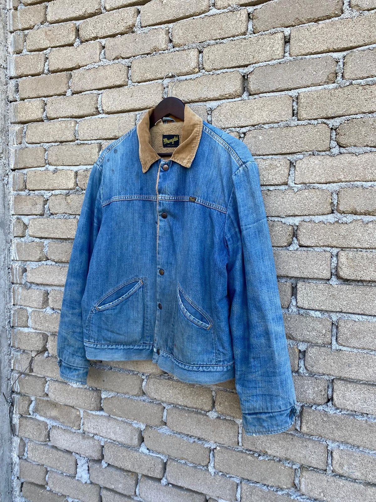 Wrangler Vintage Wrangler Denim Jacket With Fleece Lined Size US S / EU 44-46 / 1 - 5 Thumbnail
