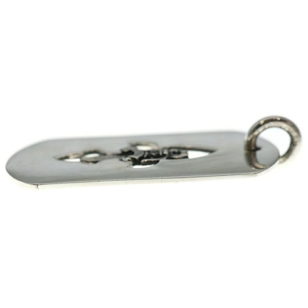 Chrome Hearts CHROME HEARTS CUT OUT FLEUR DAGGER LARGE DOG TAG silver Size ONE SIZE - 3 Thumbnail