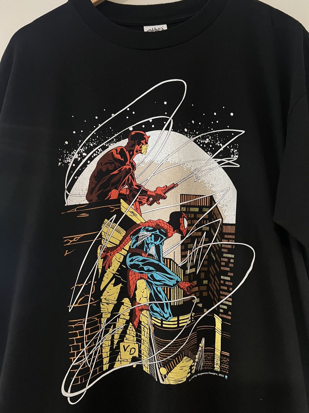 Marvel Comics Spider-Man x Daredevil Tshirt Size US XL / EU 56 / 4 - 4 Thumbnail