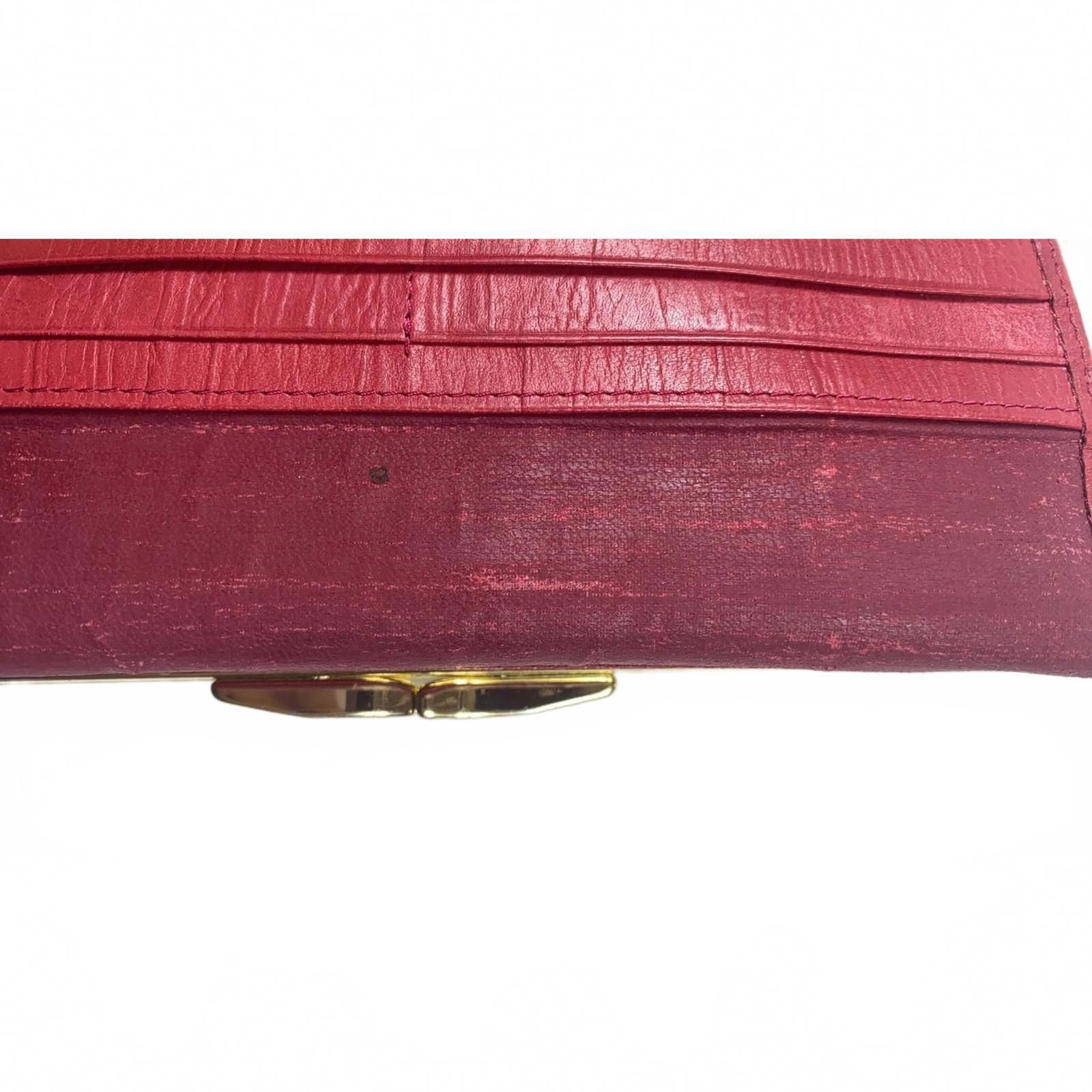 Kansai Yamamoto Kansai Yamamoto Femme Classic Vintage Leather Wallet Pink Size ONE SIZE - 5 Thumbnail