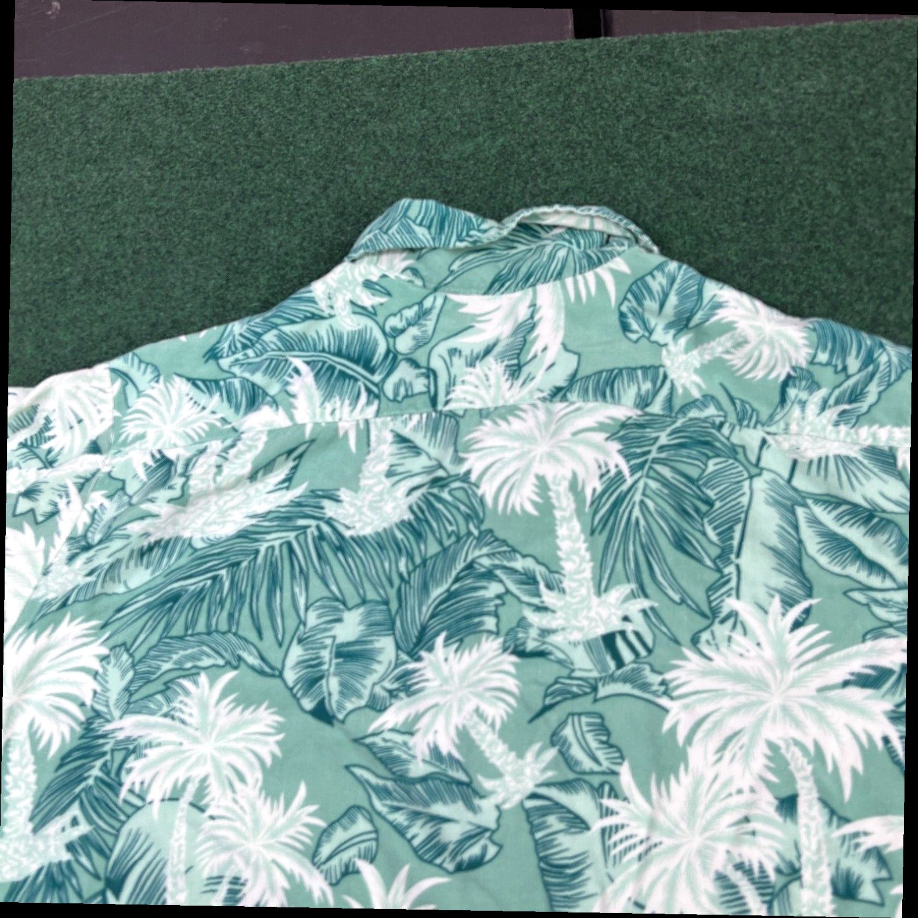 Vintage Bermuda Bay Vintage 80s 90s Hawaiian Rayon Shirt Green Mens Sz XL Fast Shipping Size US XL / EU 56 / 4 - 8 Thumbnail