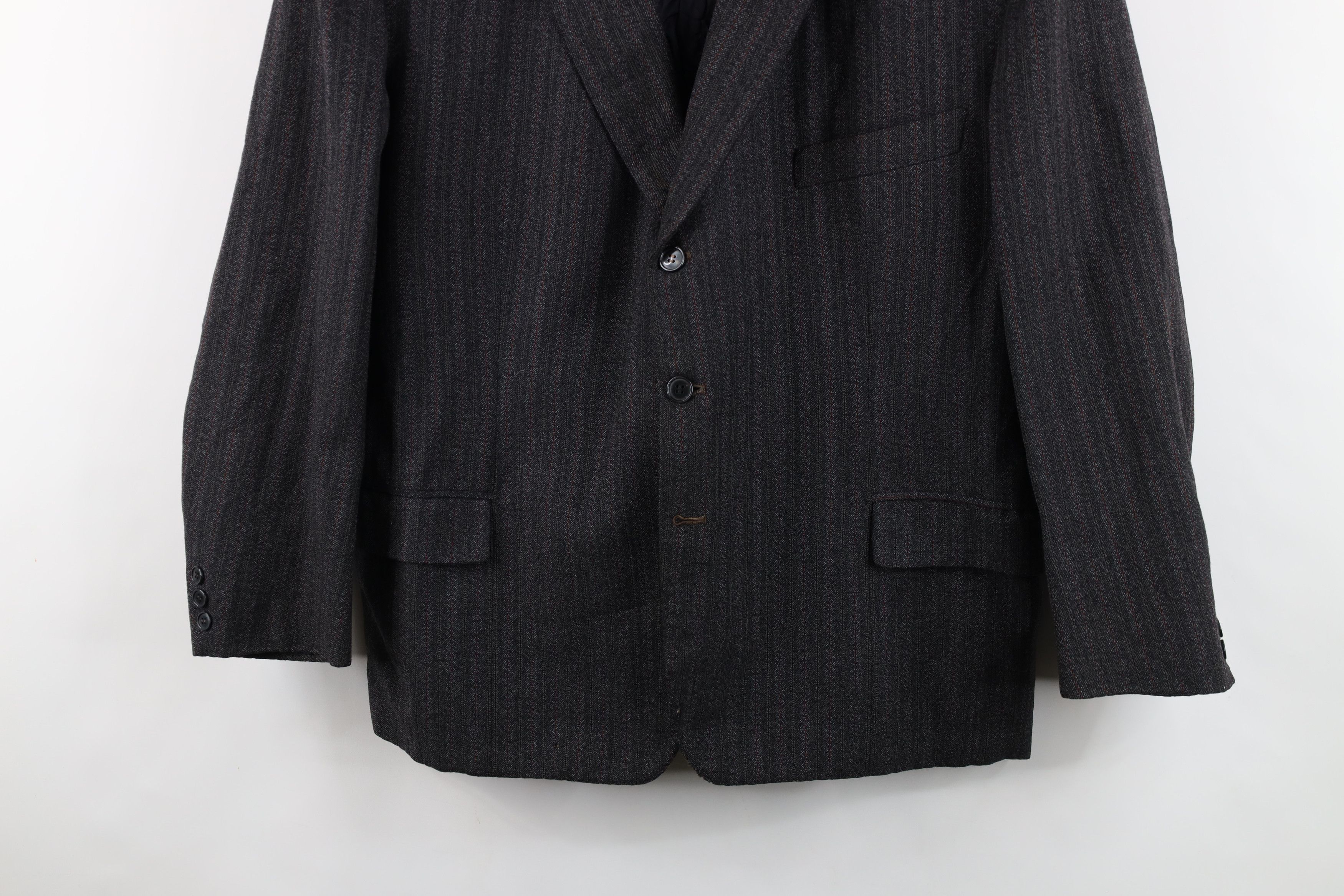Vintage Vintage 50s Rockabilly Heavyweight Jacket Sport Coat USA Size US XXL / EU 58 / 5 - 3 Thumbnail
