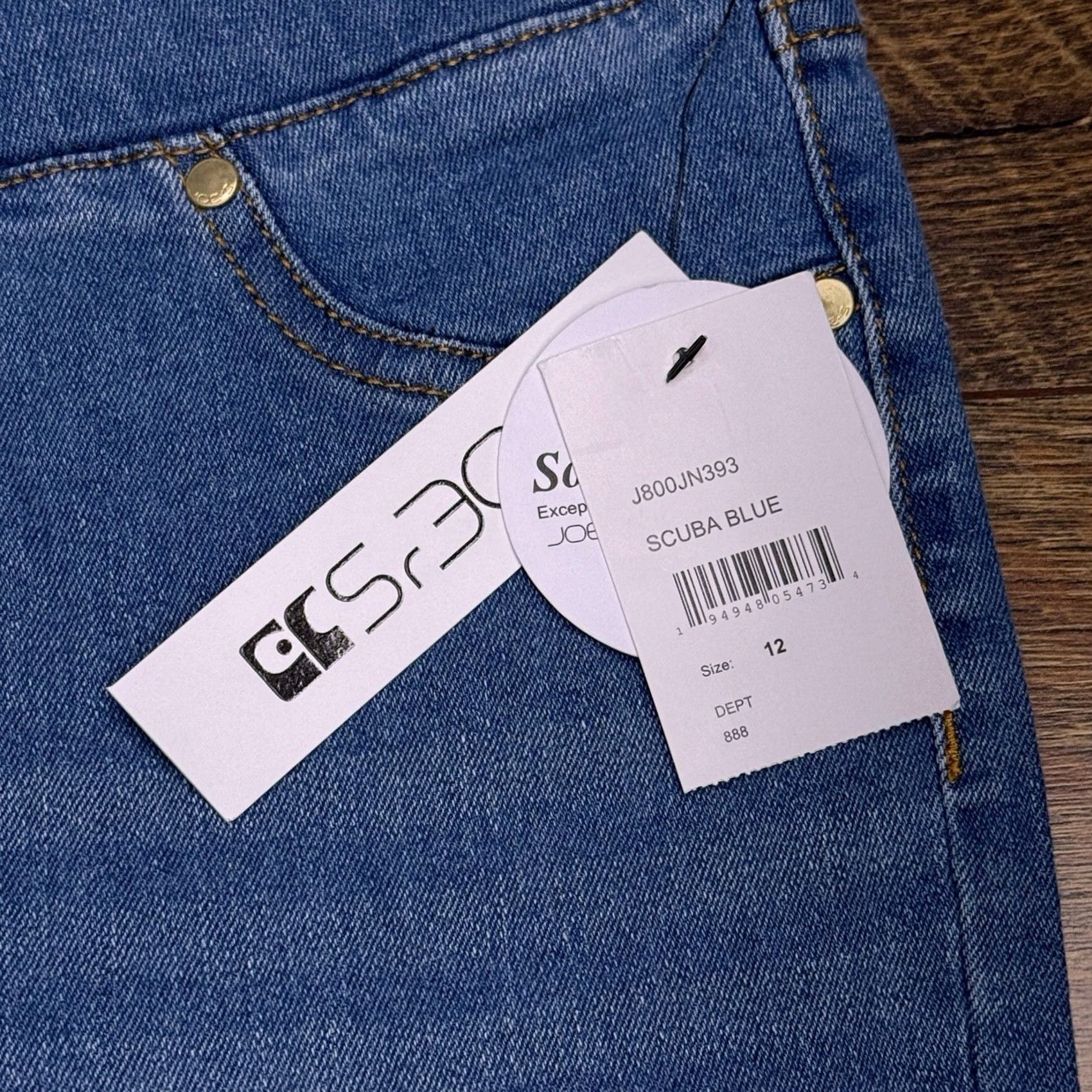 Vintage Joe's Jeans Jegging Womens 12 Low Rise Stretch Slim Jeans Blue 25 In Inseam Logo Size 34" / US 12 / IT 48 - 4 Thumbnail