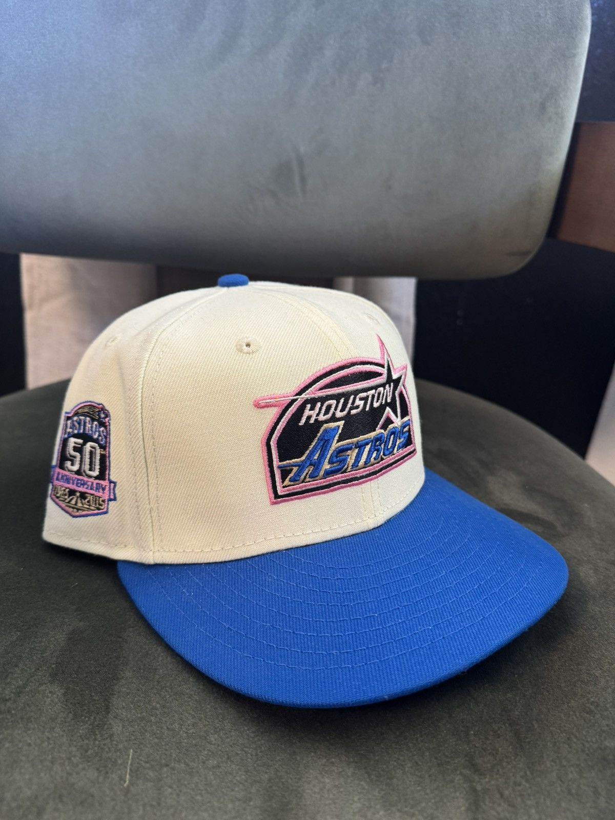 Cooperstown Collection 7 1/8 Sneakertown Travis Scott Houston Astros Fitted Size ONE SIZE - 2 Thumbnail