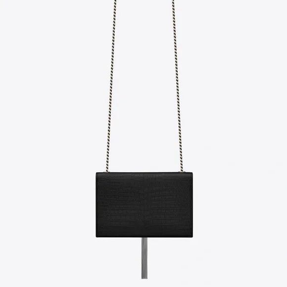 Saint Laurent Paris o1s1wg110724 Size: OS / Kate Medium Tassel Bag in Black Size ONE SIZE - 3 Thumbnail