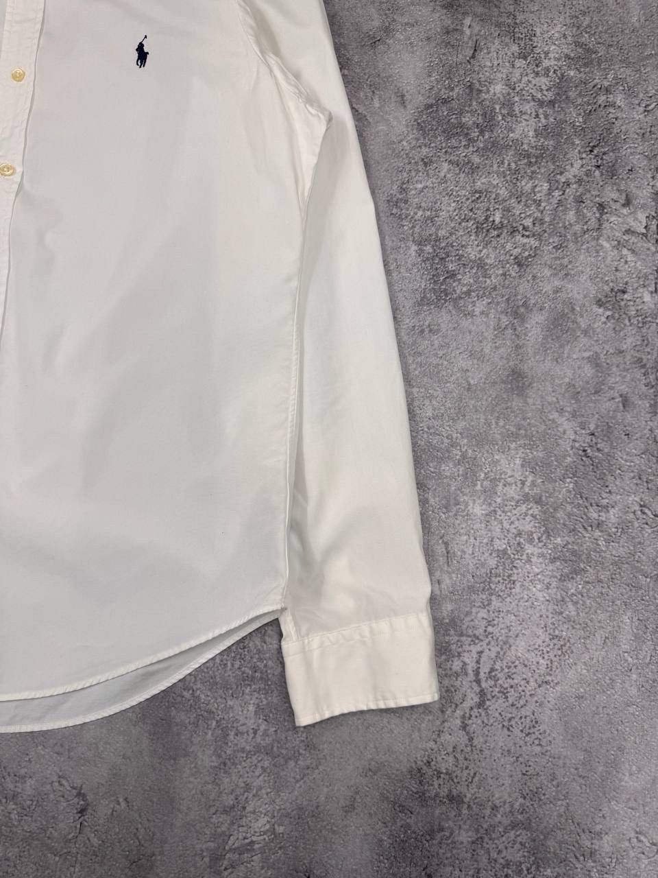 Polo Ralph Lauren Polo Ralph Lauren Men Shirt White Slim Fit Size L Size US L / EU 52-54 / 3 - 2 Thumbnail