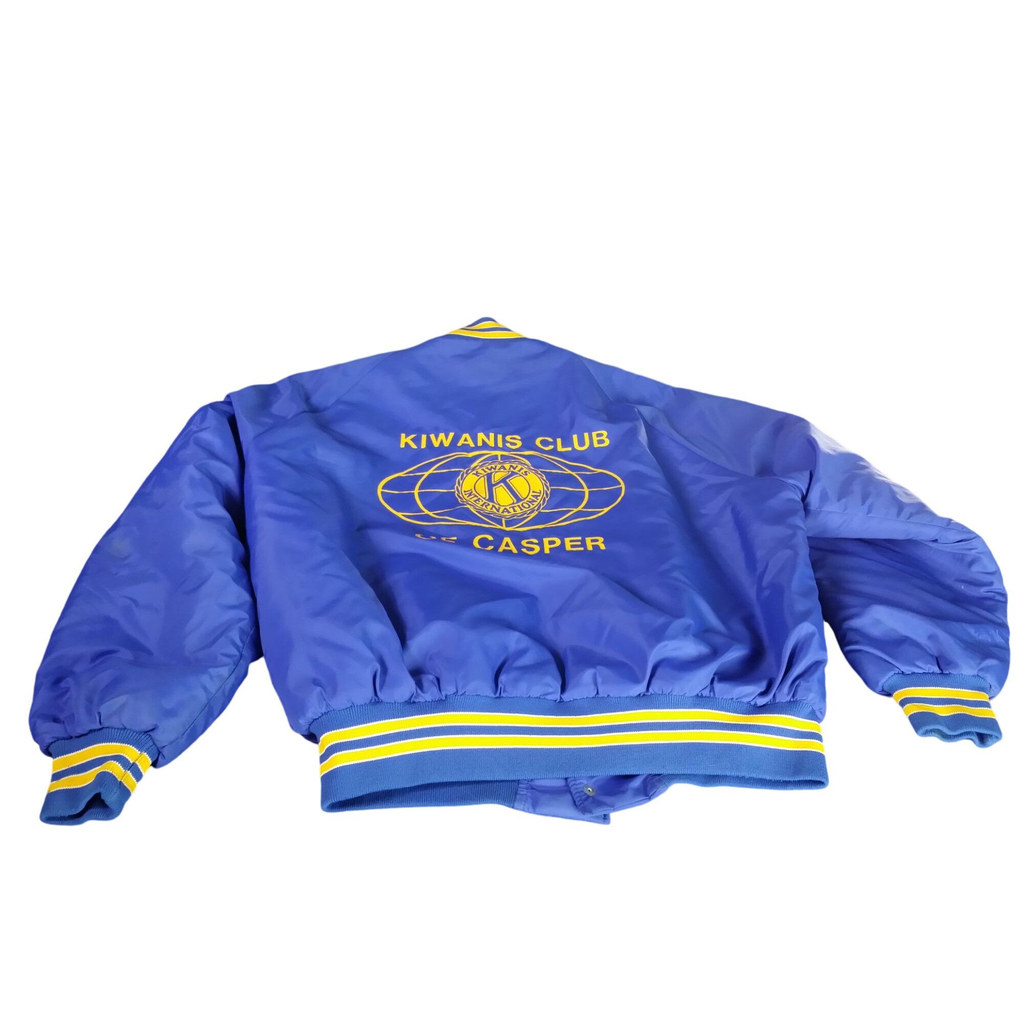 Dunbrooke Vintage Kiwanis Club Of Casper Varsity Jacket Men Sz L 44-46 Size US L / EU 52-54 / 3 - 7 Thumbnail