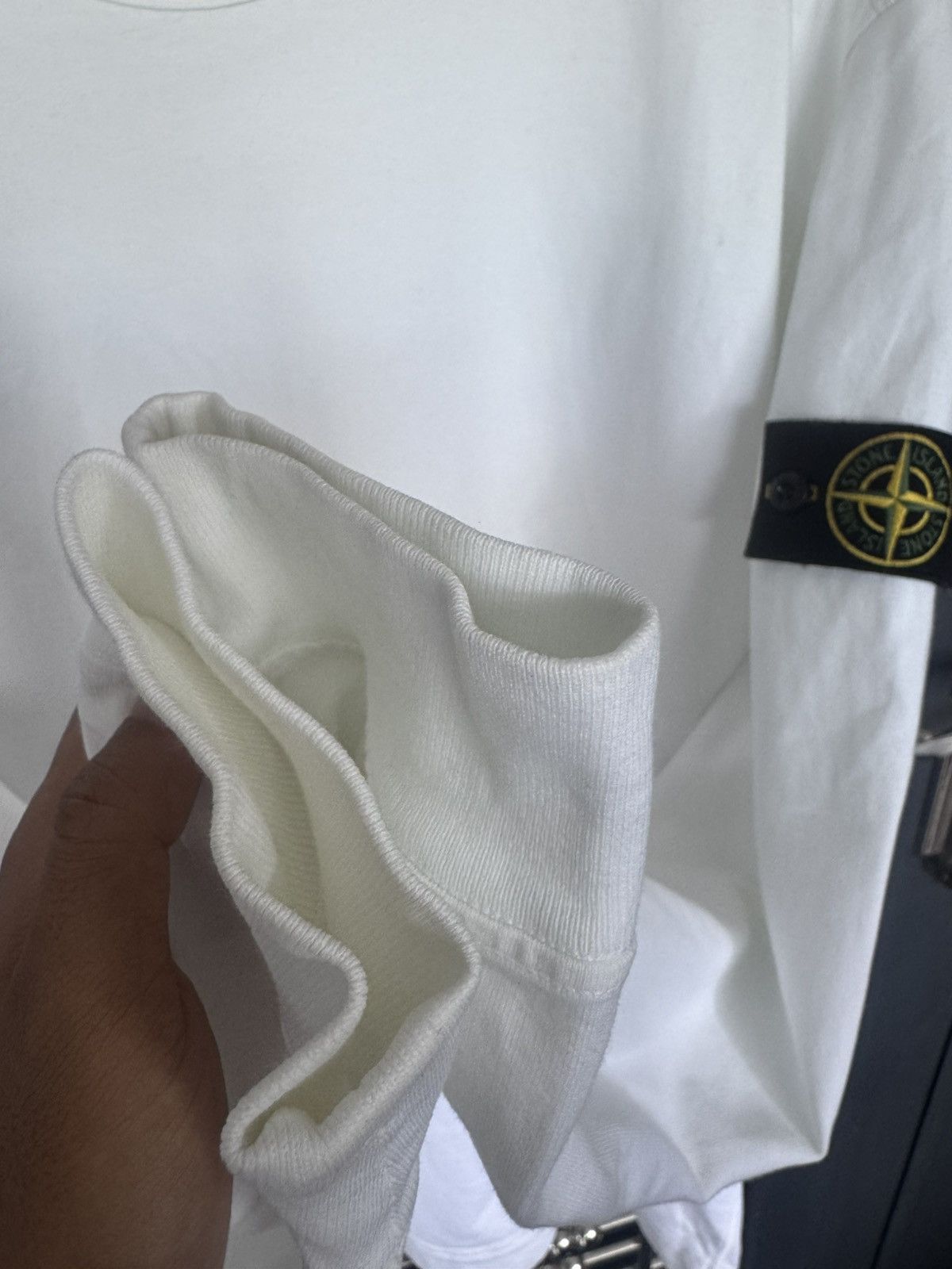 Stone Island Stone Island White Sweatshirt Size US XXL / EU 58 / 5 - 5 Thumbnail