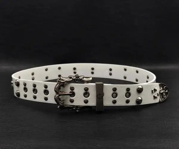 Other Studded Belt with Decorative Buckle Size ONE SIZE - 4 Thumbnail