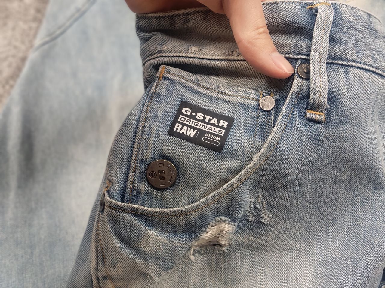 G-Star G Star Vintage Arc 3d loose tapered Jeans le grand bleu Y2K Size US 32 / EU 48 - 14 Thumbnail