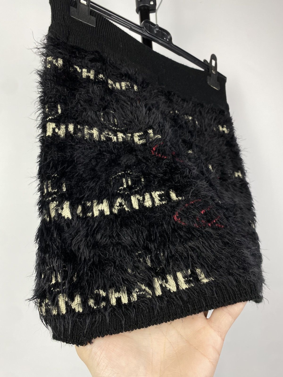 If Six Was Nine × Japanese Brand × Le Grande Bleu (L.G.B.) 💥Y2k Vintage Fluffy Mohair Fuzzy S-M size Mini Skirt Size 27" / US 4 / IT 40 - 4 Thumbnail