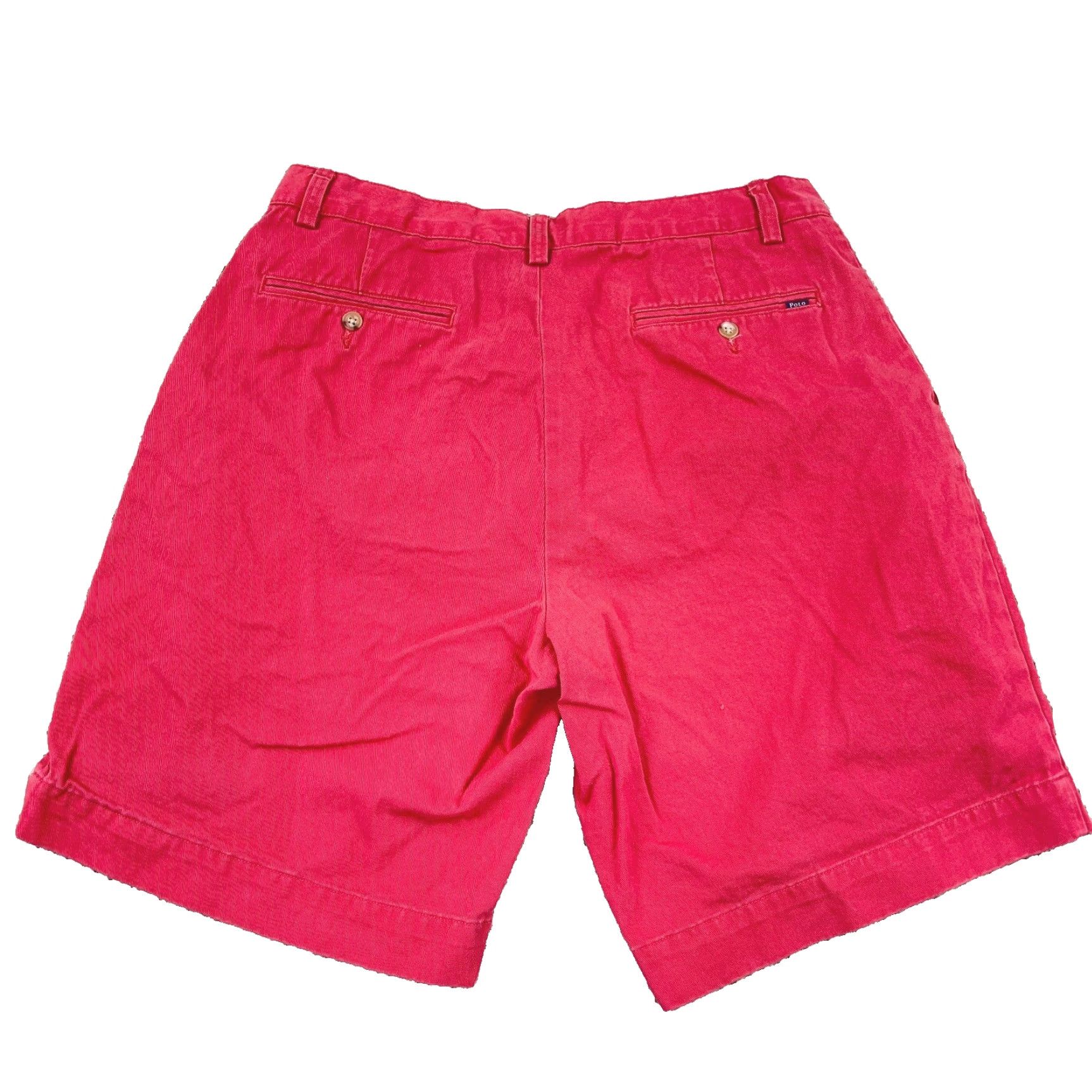 Polo Ralph Lauren Polo Ralph Lauren Chino Shorts Men 33 Pink Twill Golf Preppy Solid Adult Size US XS / EU 42 / 0 - 2 Thumbnail
